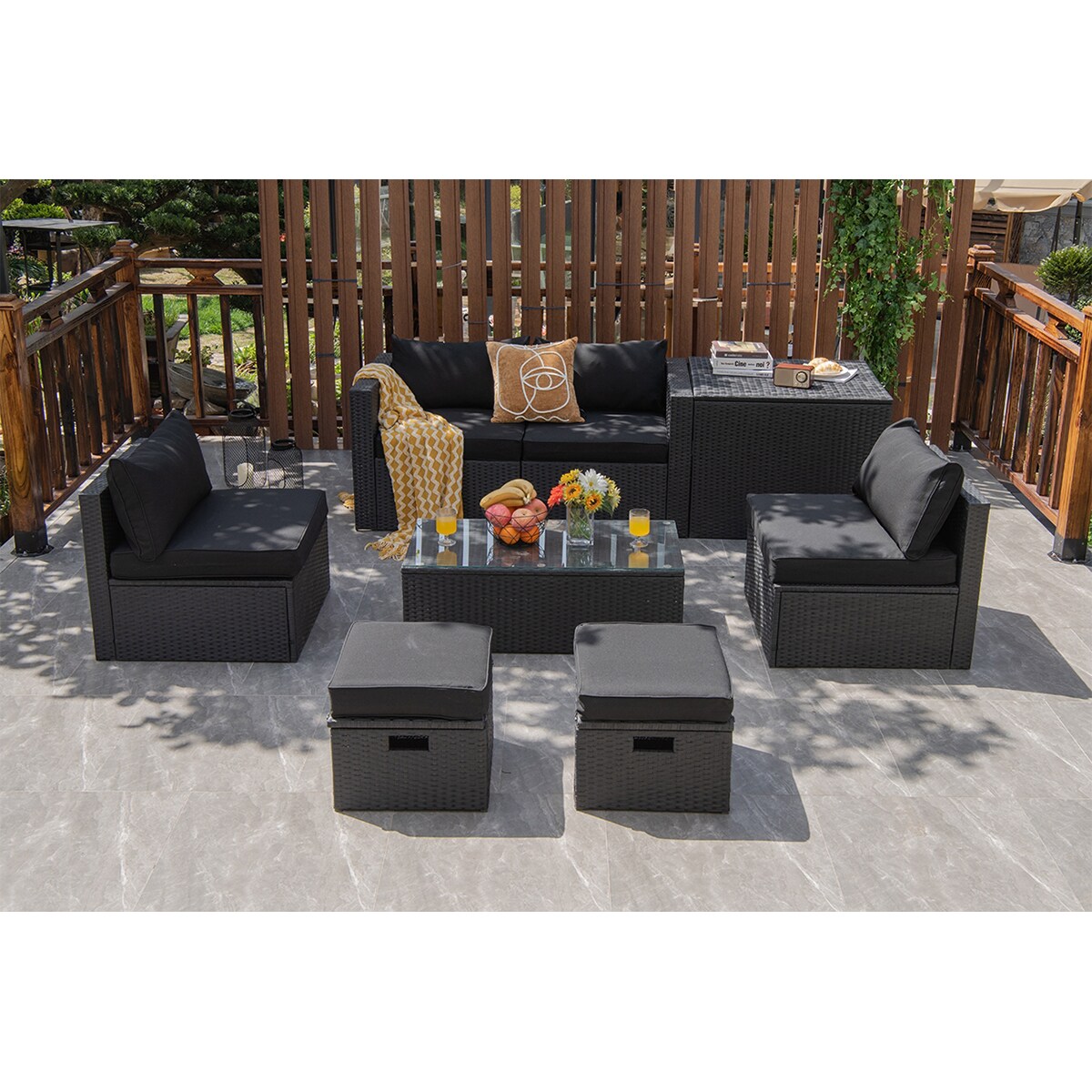 WELLFOR OUG68605DK+ Patio-Conversation-Sets - View #3