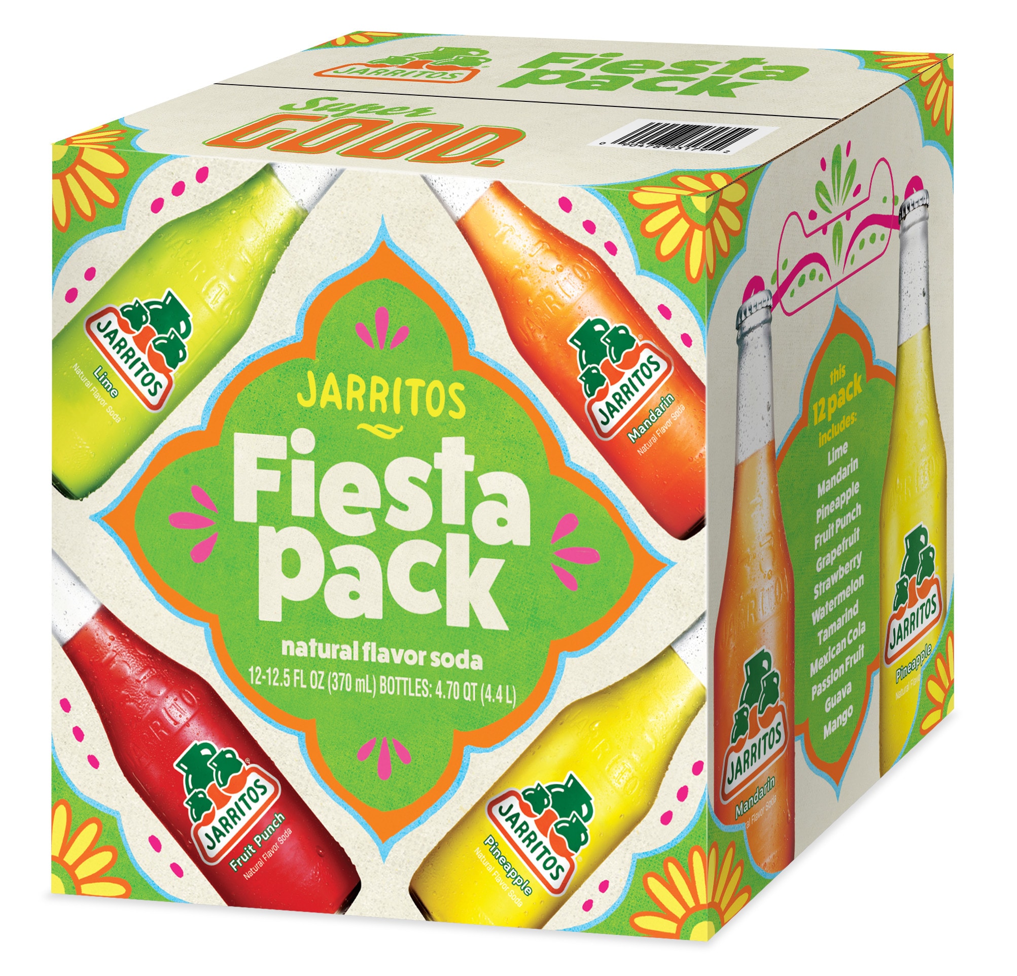 JARRITOS RVF23179 12 -Pack 1 Count Variety Soft drink