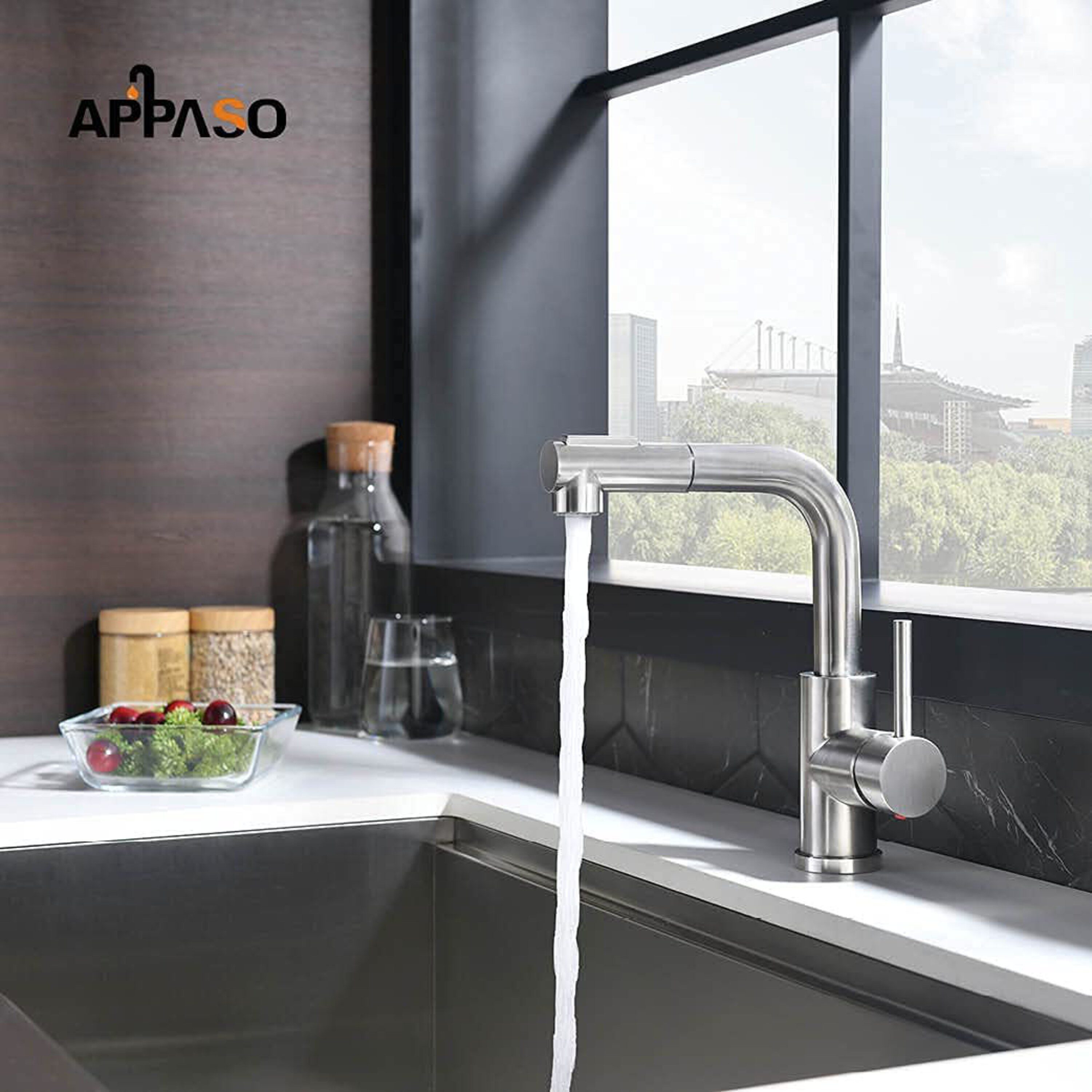 APPASO APS266-BN Kitchen-Faucets - View #2
