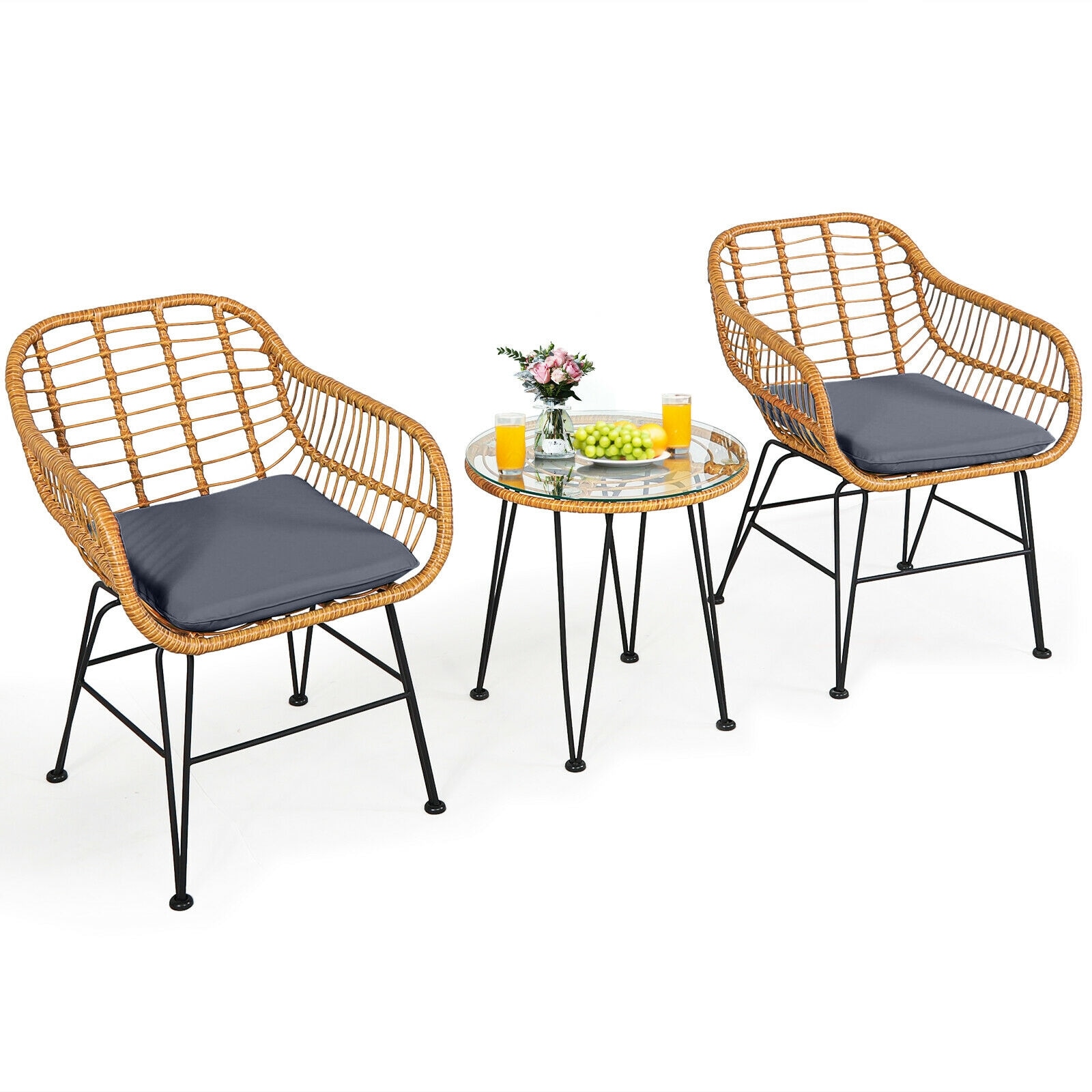 Forclover HYFE-OP3499GR Patio-Dining-Sets - View #12
