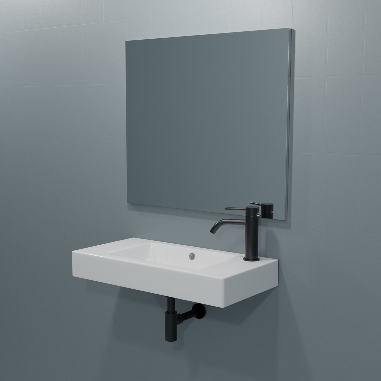 WS Bath Collections MINIMAL 4054 Bath-Sink - View #2