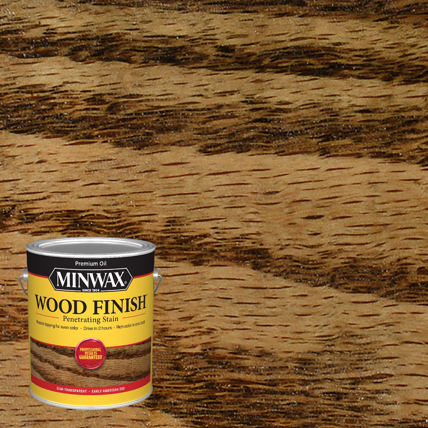 Minwax Wood Finish Oil-Based Early American Semi-Transparent Interior ...