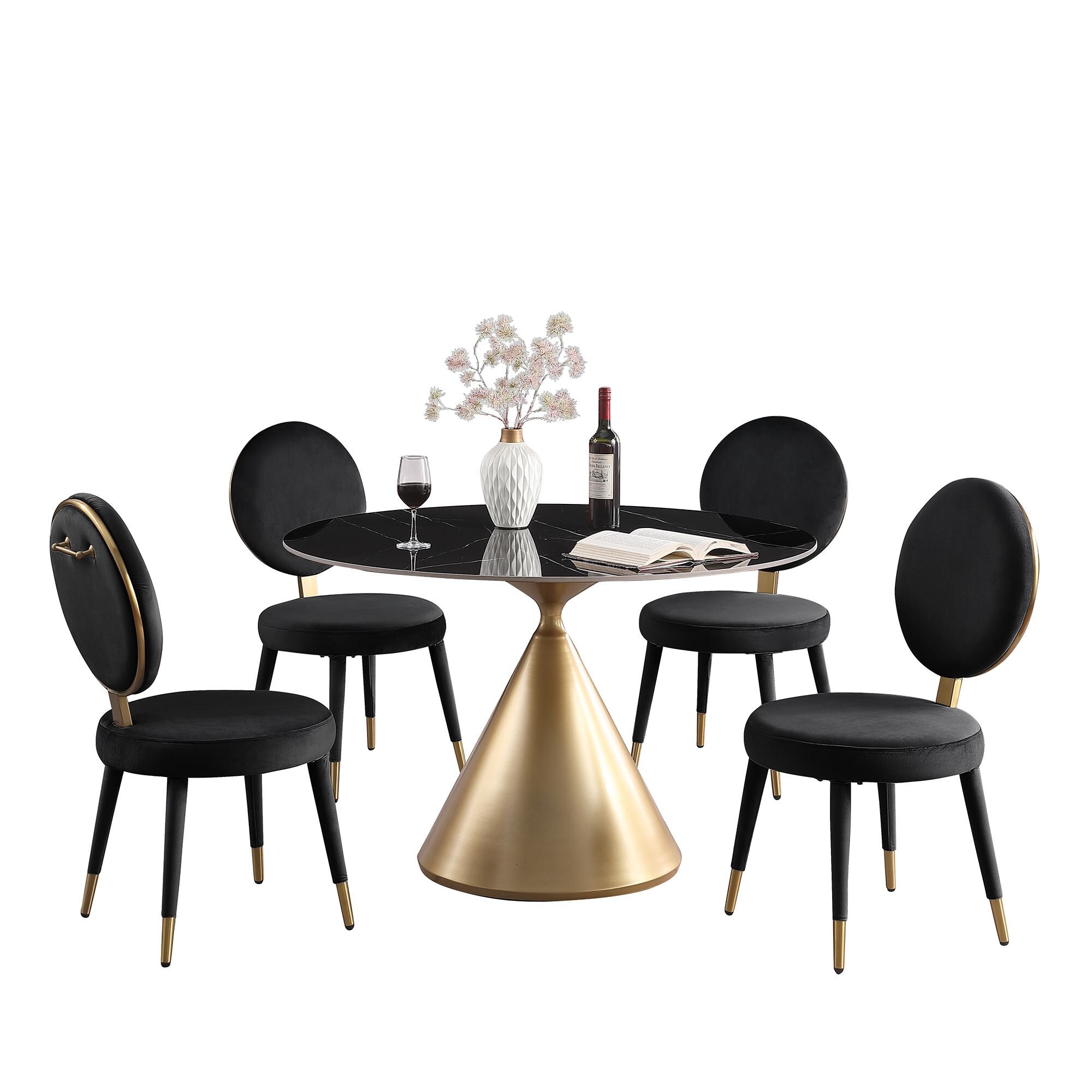 FARATI D2003-TC-BLACK-4 Dining-Sets - View #2