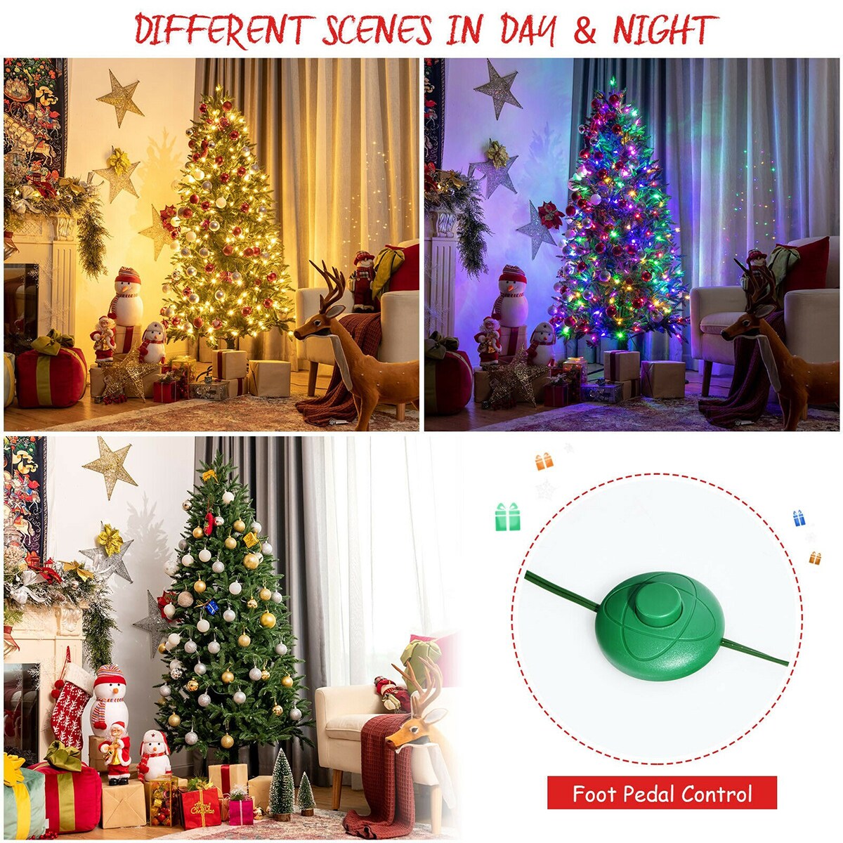 WELLFOR CM-HJY-23595US Artificial-Christmas-Trees - View #7