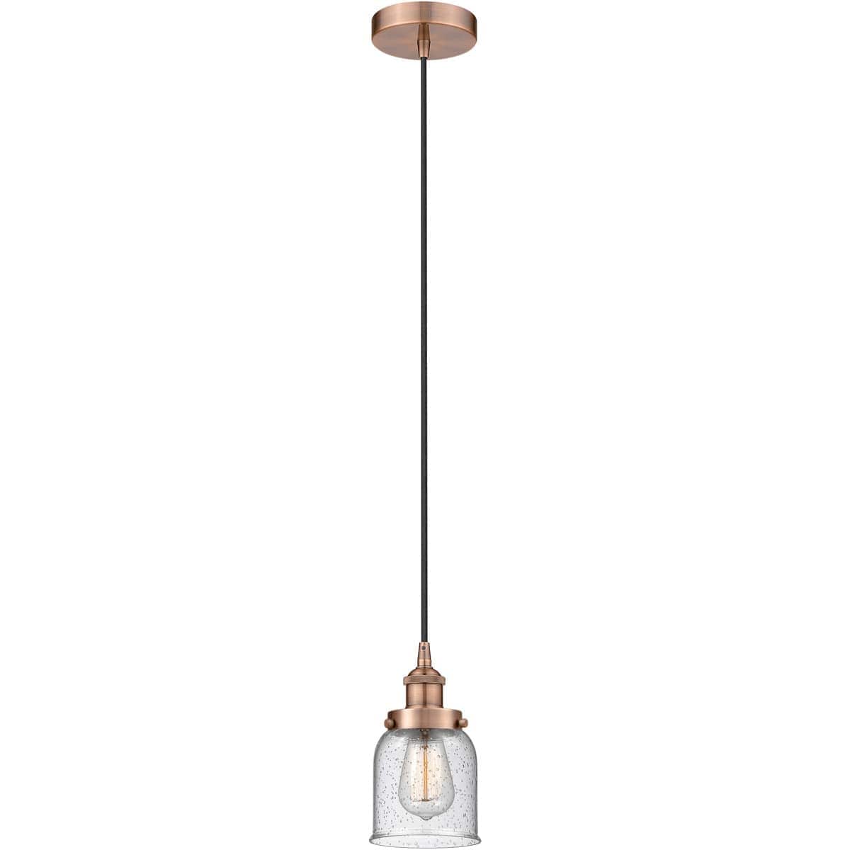 Innovations Lighting -  616-1PH-AC-G54 Edison Bell Mini Pendant Antique Copper