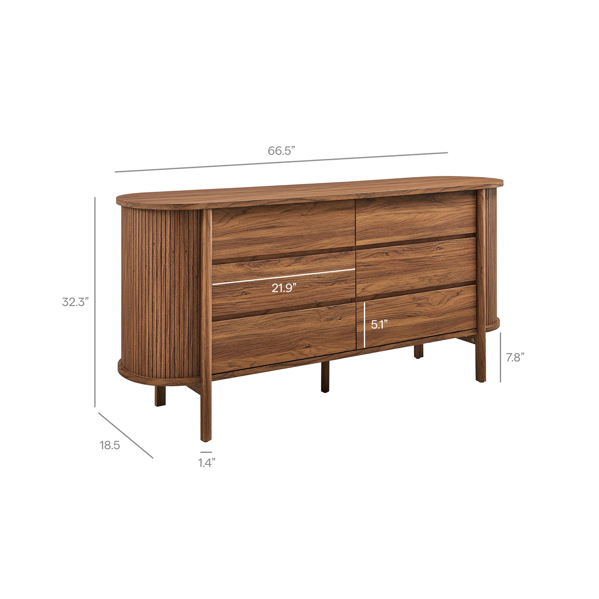 Modway MOD-7242-WAL dressers - View #3
