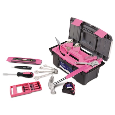 Apollo Tools 53pc Tool Kit w/ Pink Box Lowes.com