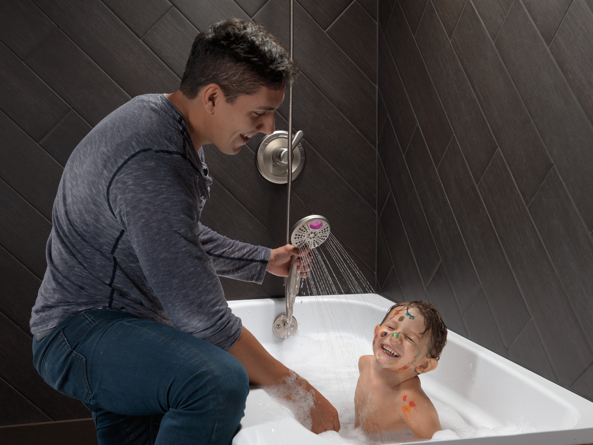 Delta T14038-RB Bath-Shower-Facc - View #4