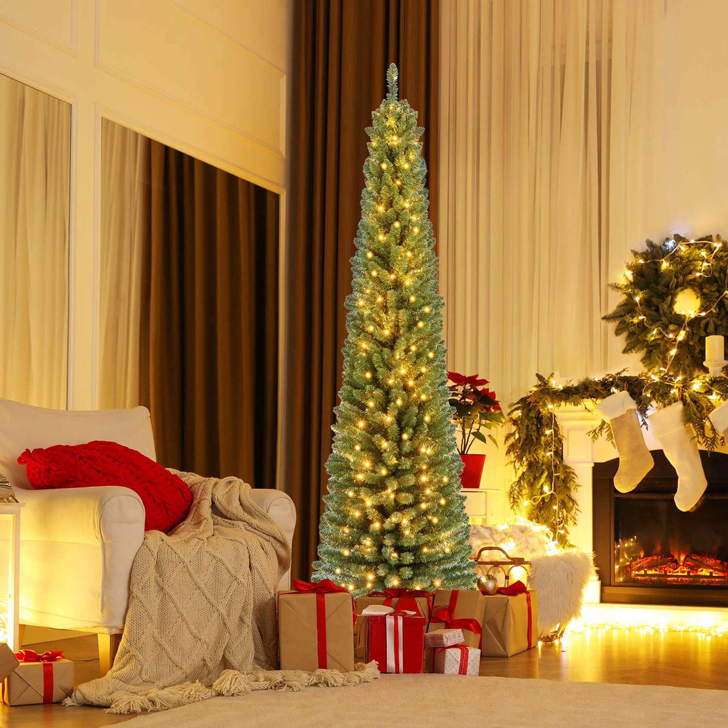 Costway HCST04396 Artificial-Christmas-Trees - View #10