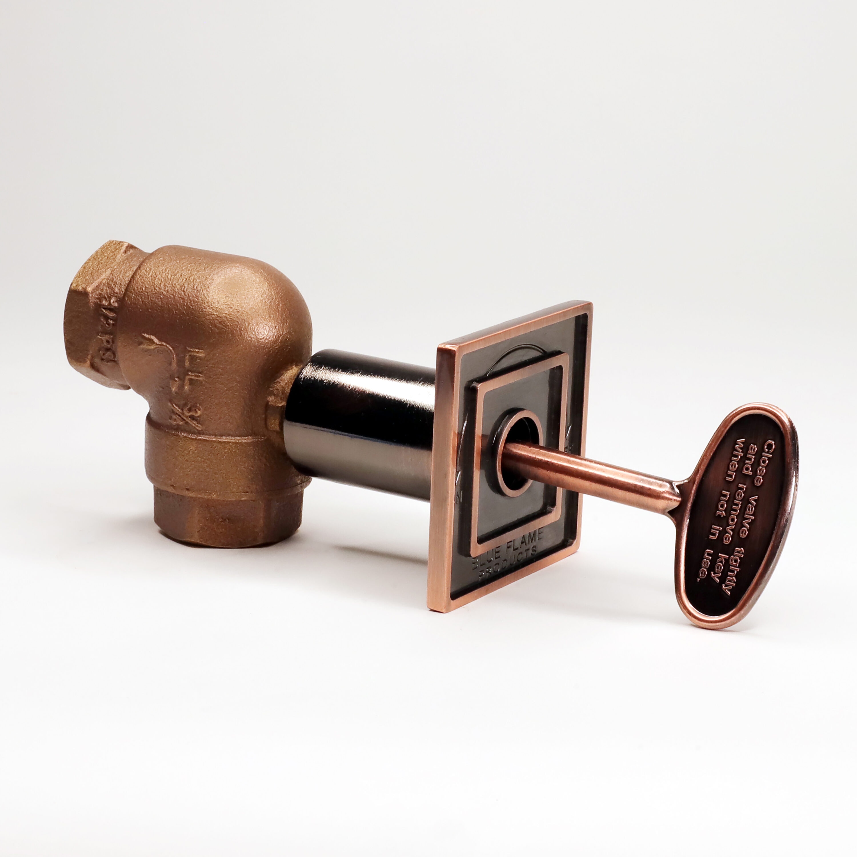 BLUE FLAME BVL3L.04SQ Antique Brass Brass Controller