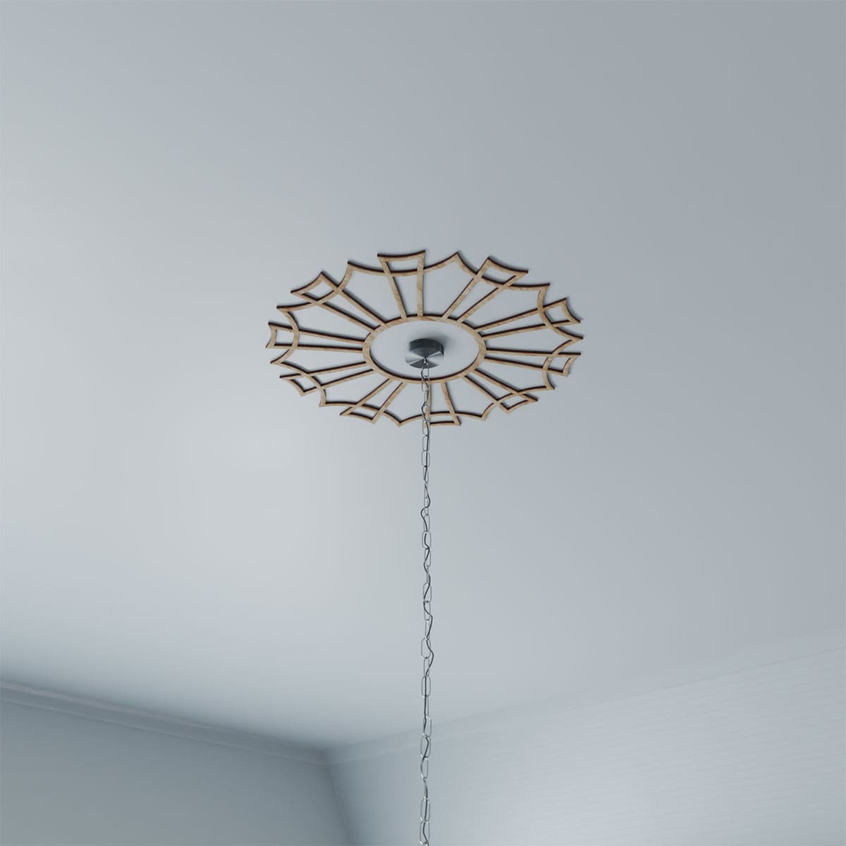 Ekena Millwork CMWP18X18X0250AURO Ceiling-Medallions - View #9