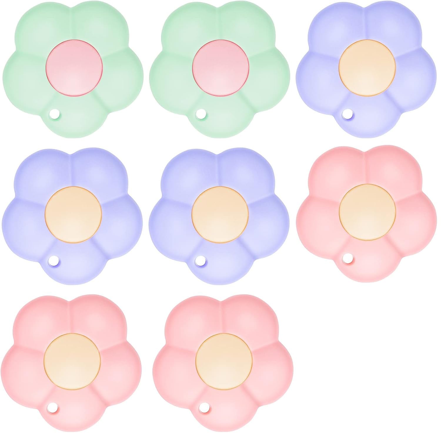 Etokfoks Mini Utility Knives 8 Piece Flower Shape Box and Letter Cutters with Retractable Blades and Hanging Hole for Home and Office #LETH7YRN3