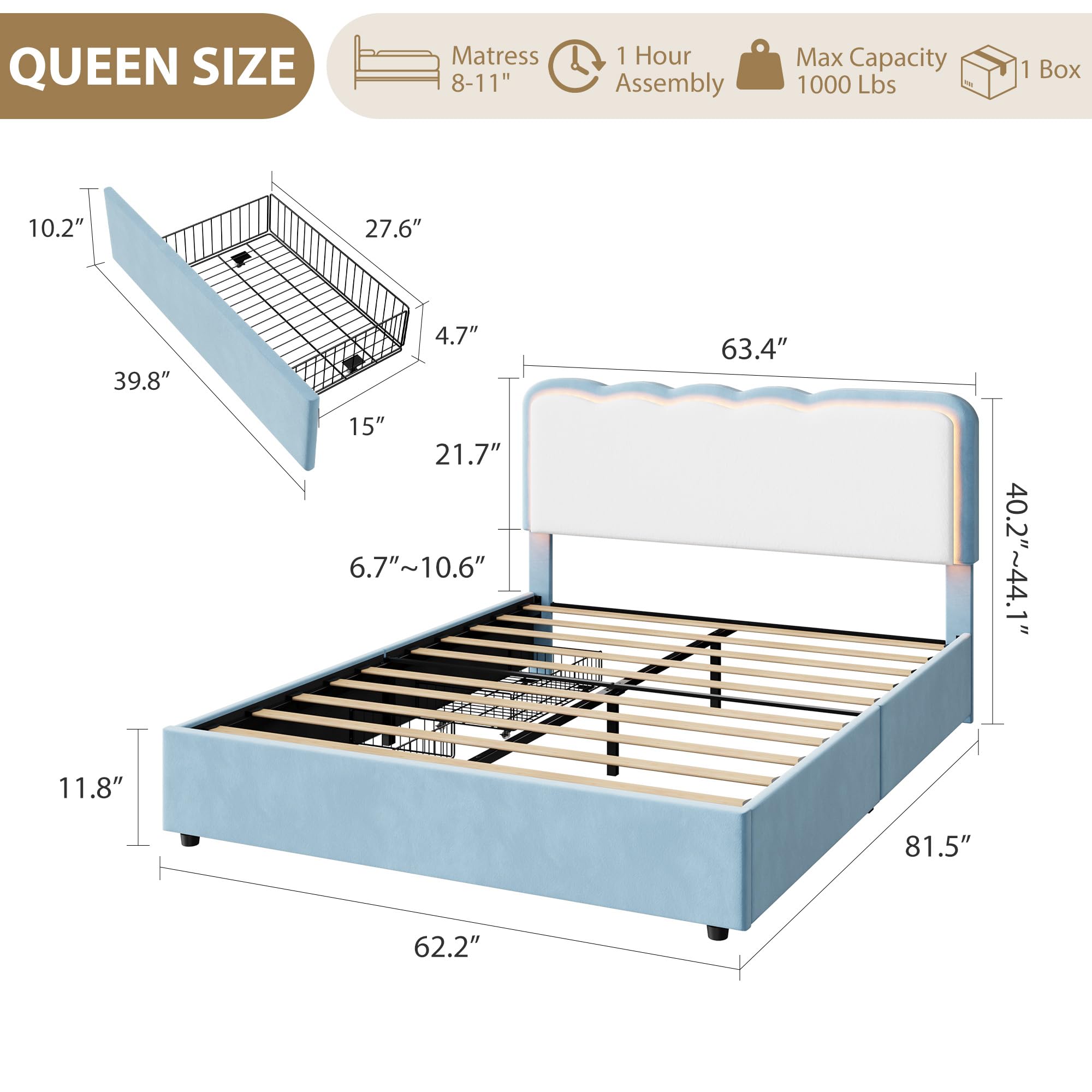 GarveeLife CLJ-VZDWCN-M821ZXG beds - View #2