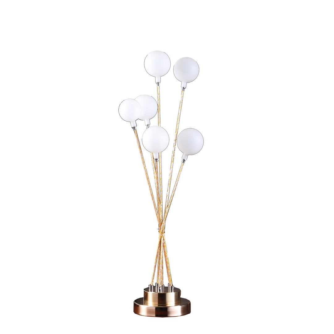 ZAKLOOP MD072116644 Lamp 27.5-in Magnifying Multiple colors Standard Desk Lamp with Resin Shade