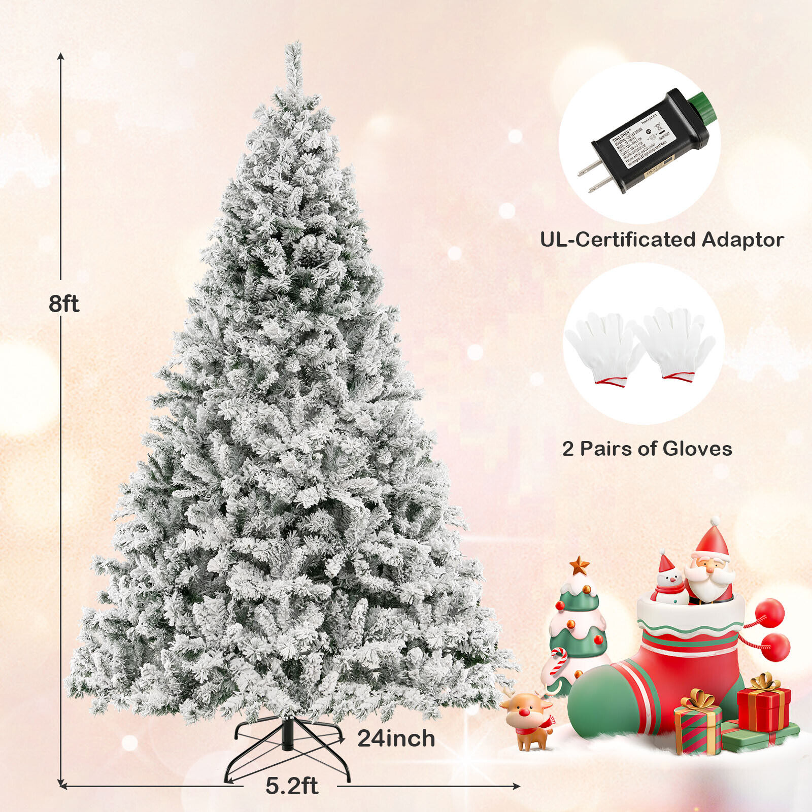 SUGIFT ZMLW014SUGHY1486 Artificial-Christmas-Trees - View #2