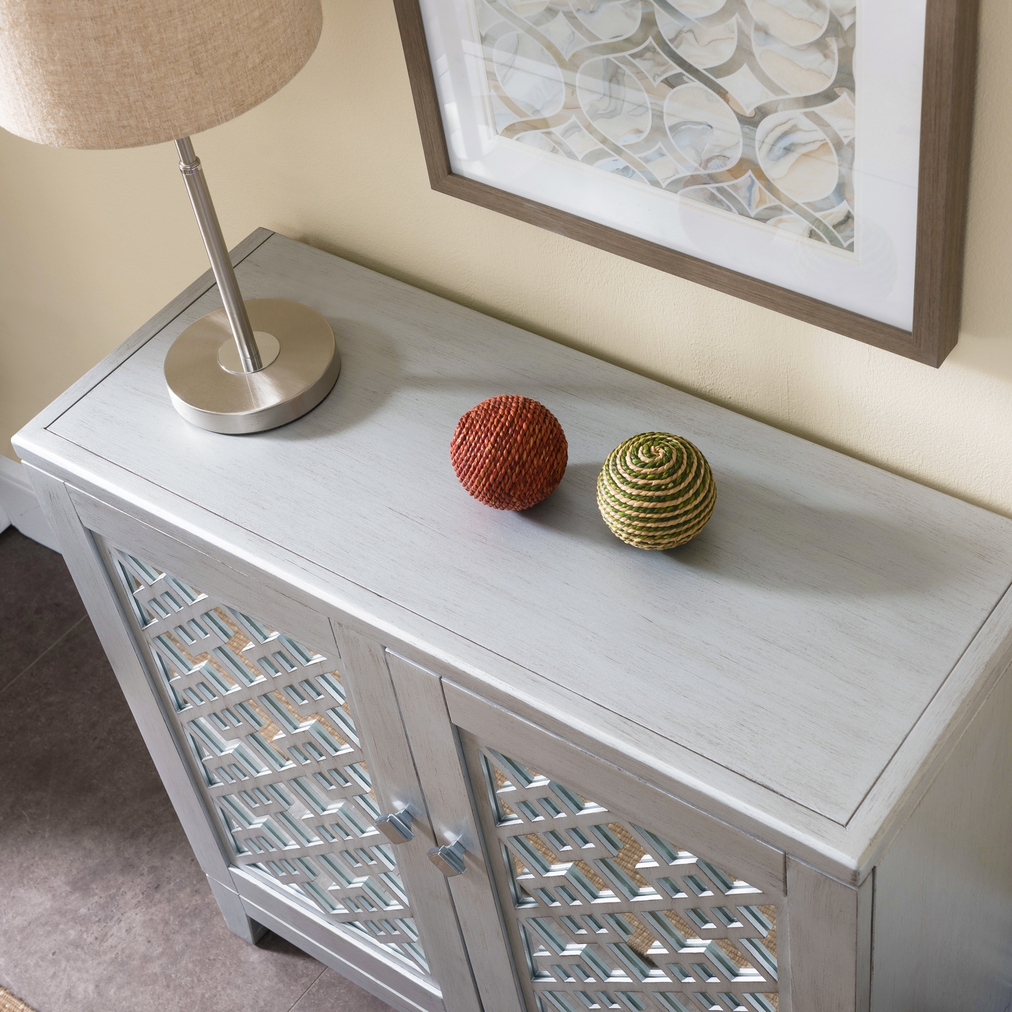 Leick Home 10083-SV Console-Sofa-Tables - View #3