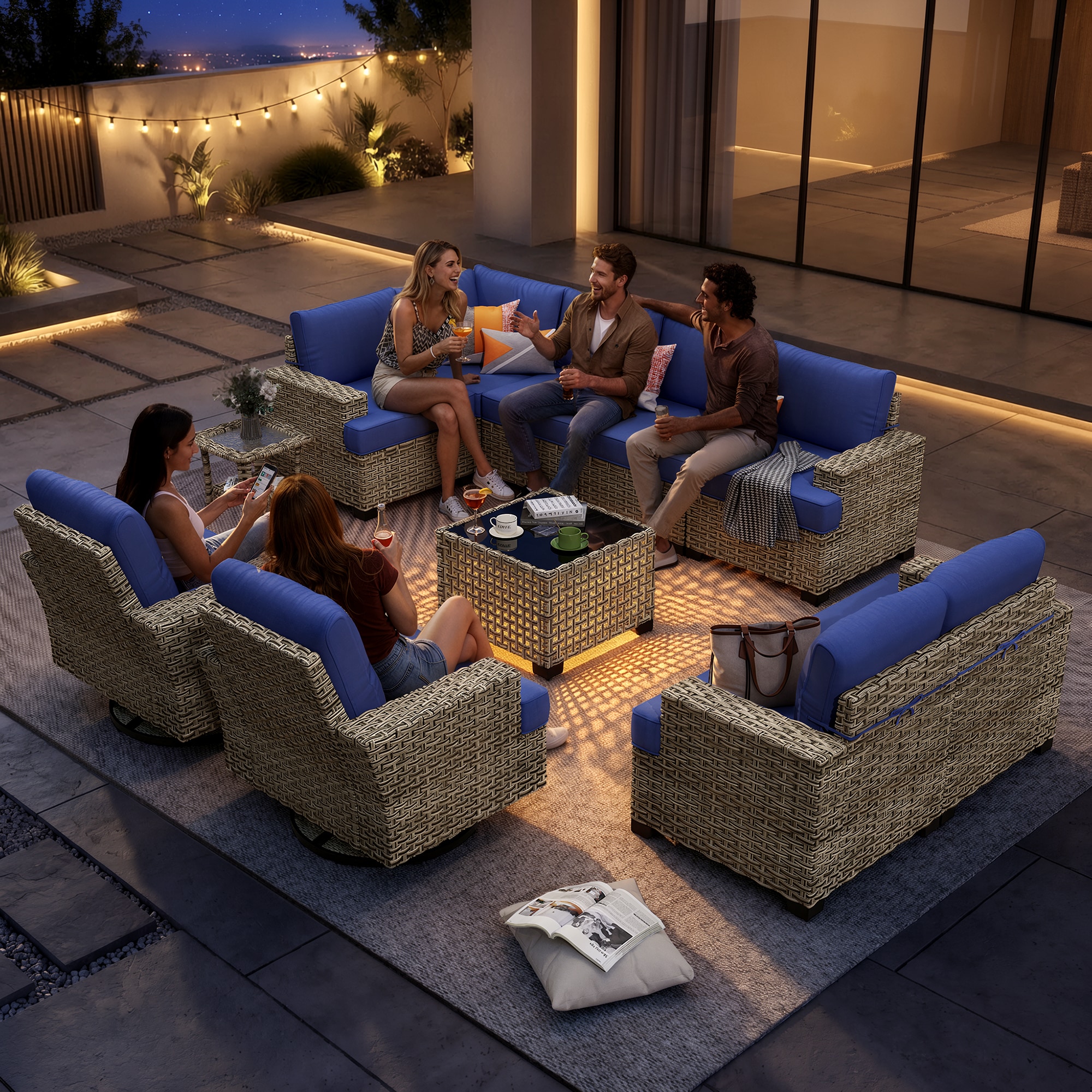 Pouuin CFP-STB709 Patio-Sofas-Daybeds - View #2