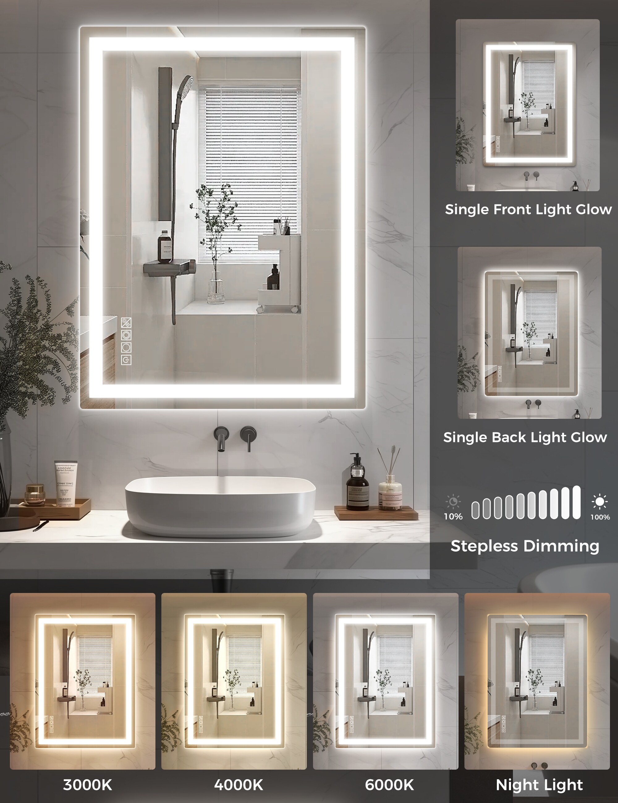 DORESshop LSC-A-NH-JD00101SR Framed-Bath-Mirrors - View #2