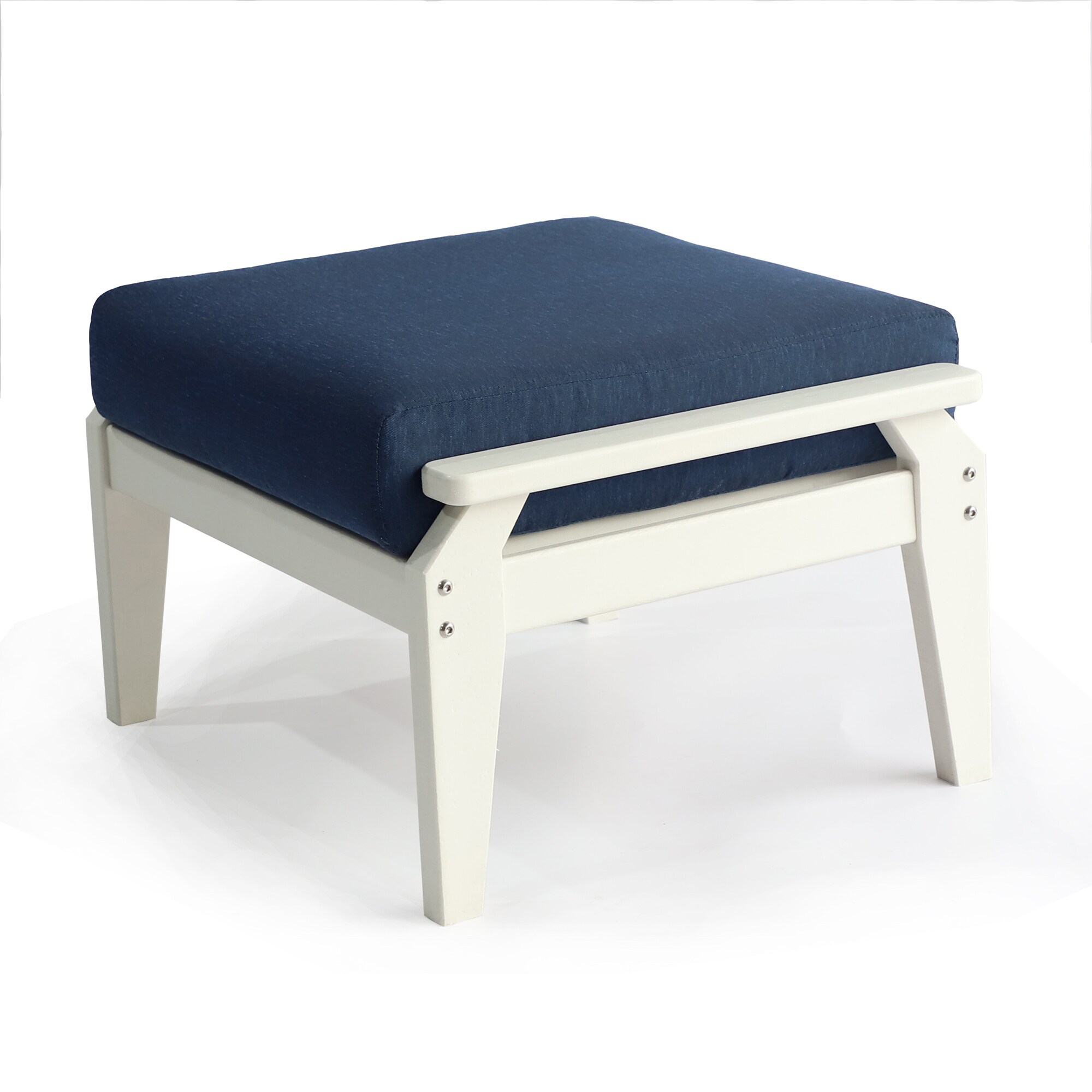LuXeo LUX-1551OT-WHN Stools-Ottomans - View #2