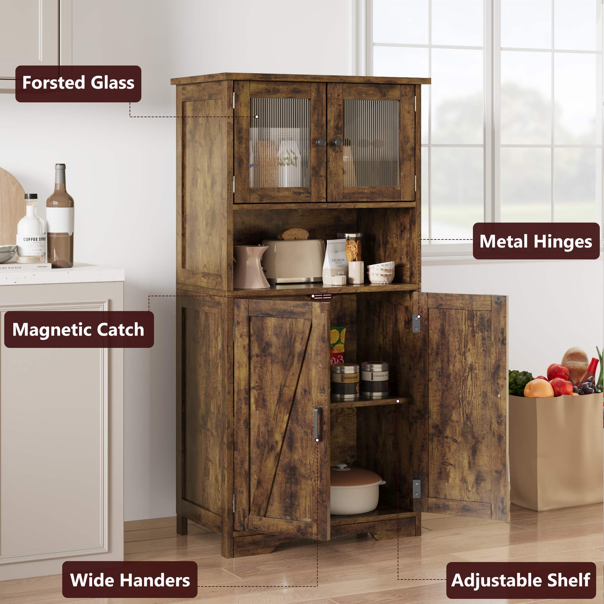 WhizMax PHO-0Z555NFP-KLN Cabinets-Kitchen - View #3