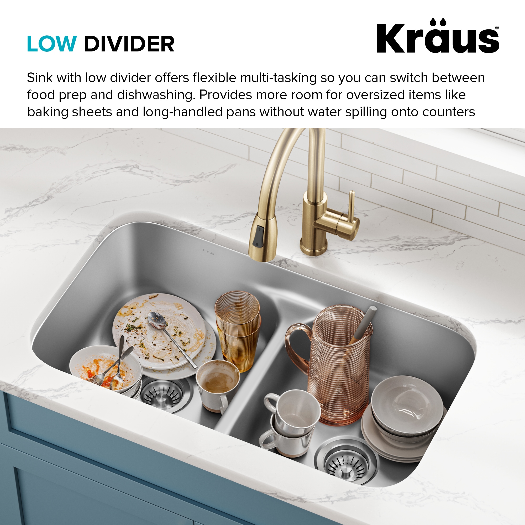 Kraus KCA-1200 Kitchen-Sinks - View #10