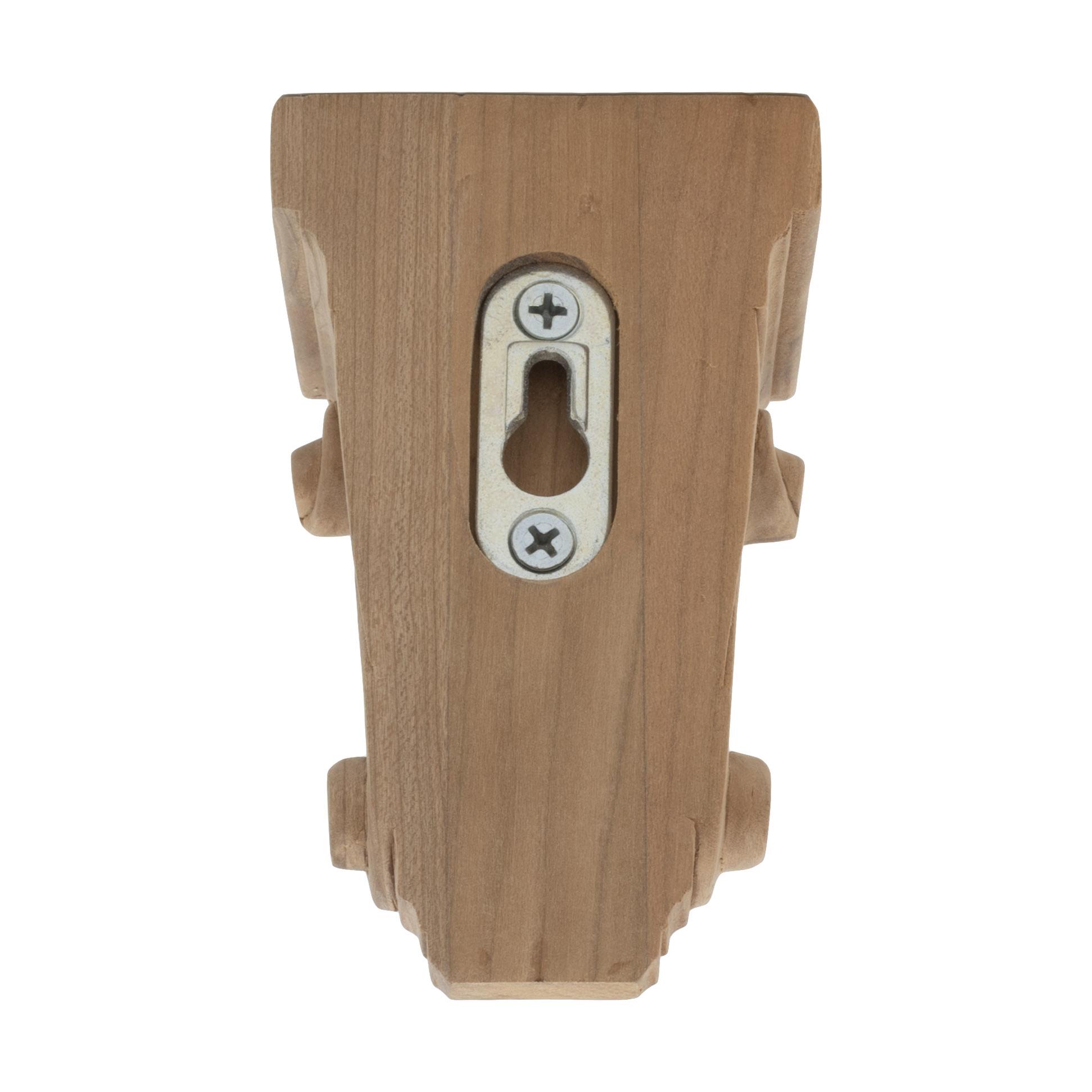4.75" Cherry Finished Traditional Wood Corbel