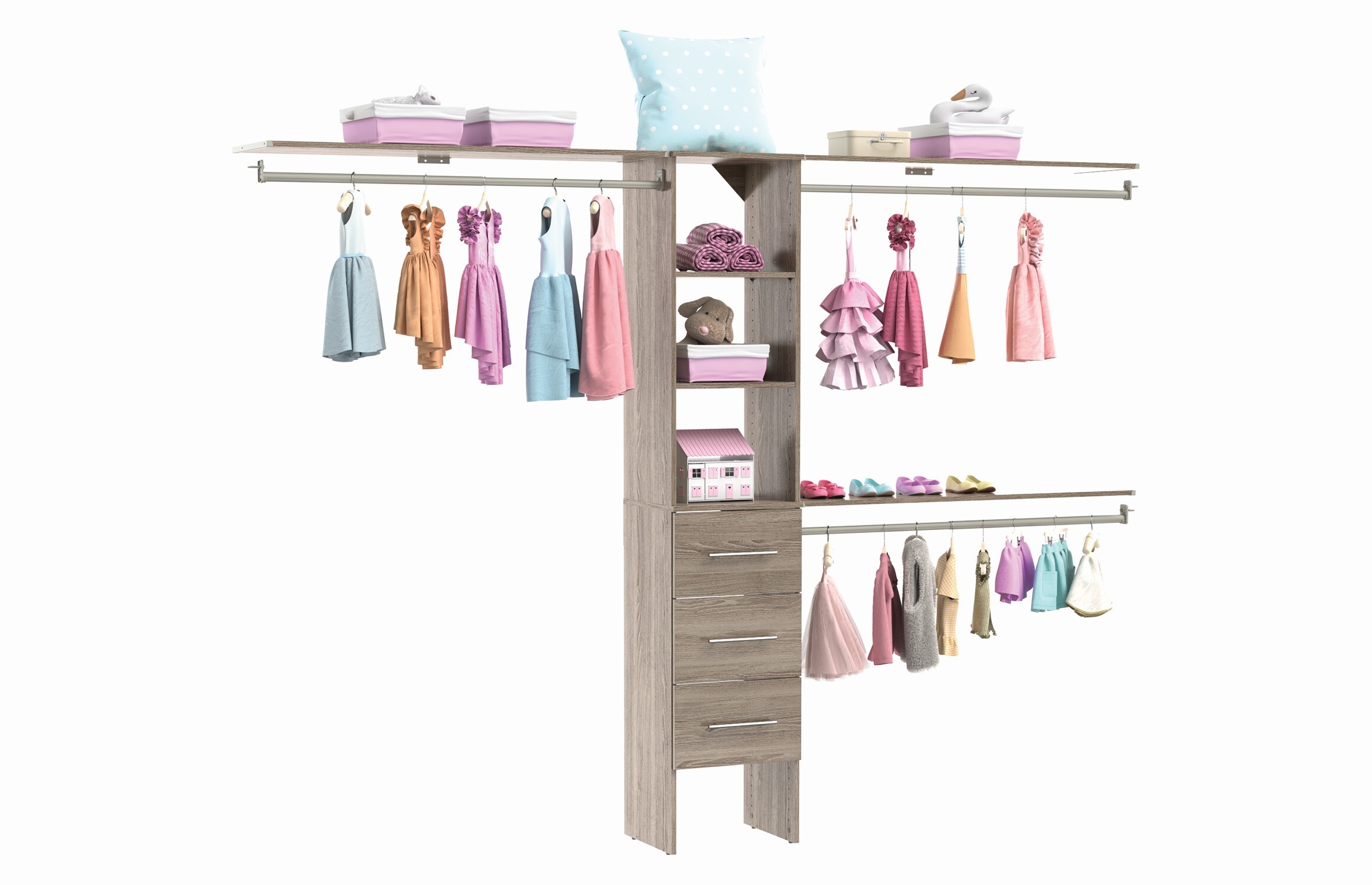 ClosetMaid 10000-04117 Wood-Closet-Kits - View #2