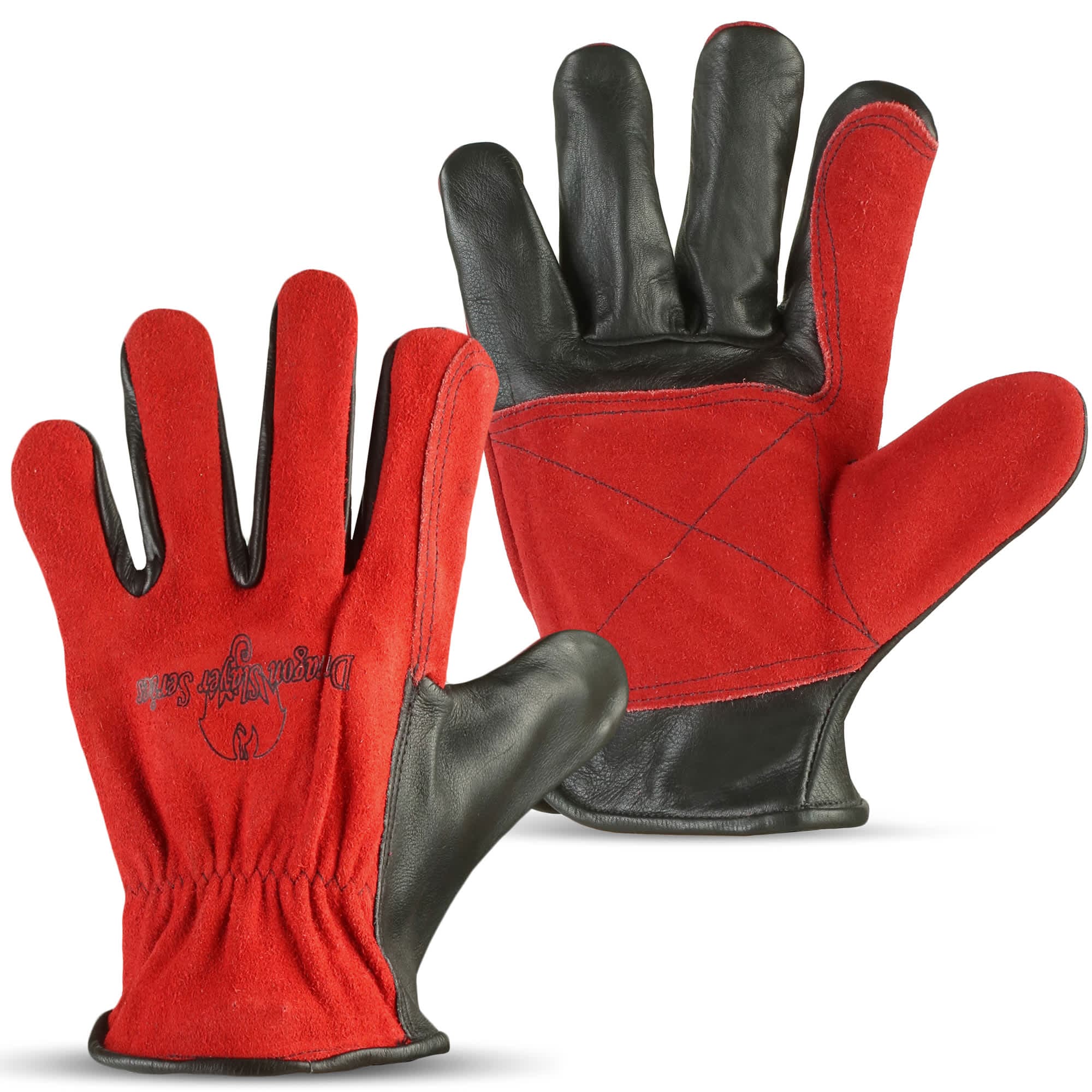Strongarm American Welding Co. Strongarm Dragon Slayer Leather Palm Work and Welding Gloves 10in Keystone Thumb 1 Pair