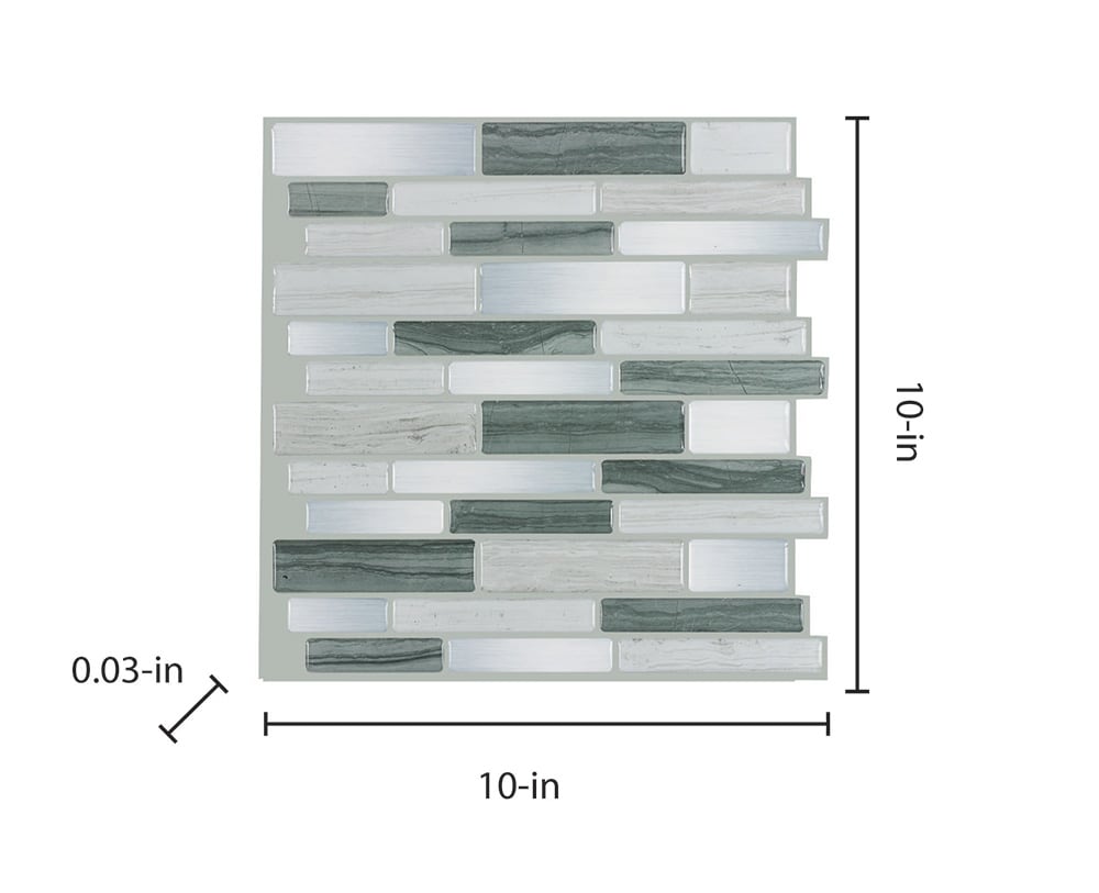 Peel&Stick Mosaics PS103PEEL1010 Ceramic-Tile - View #7