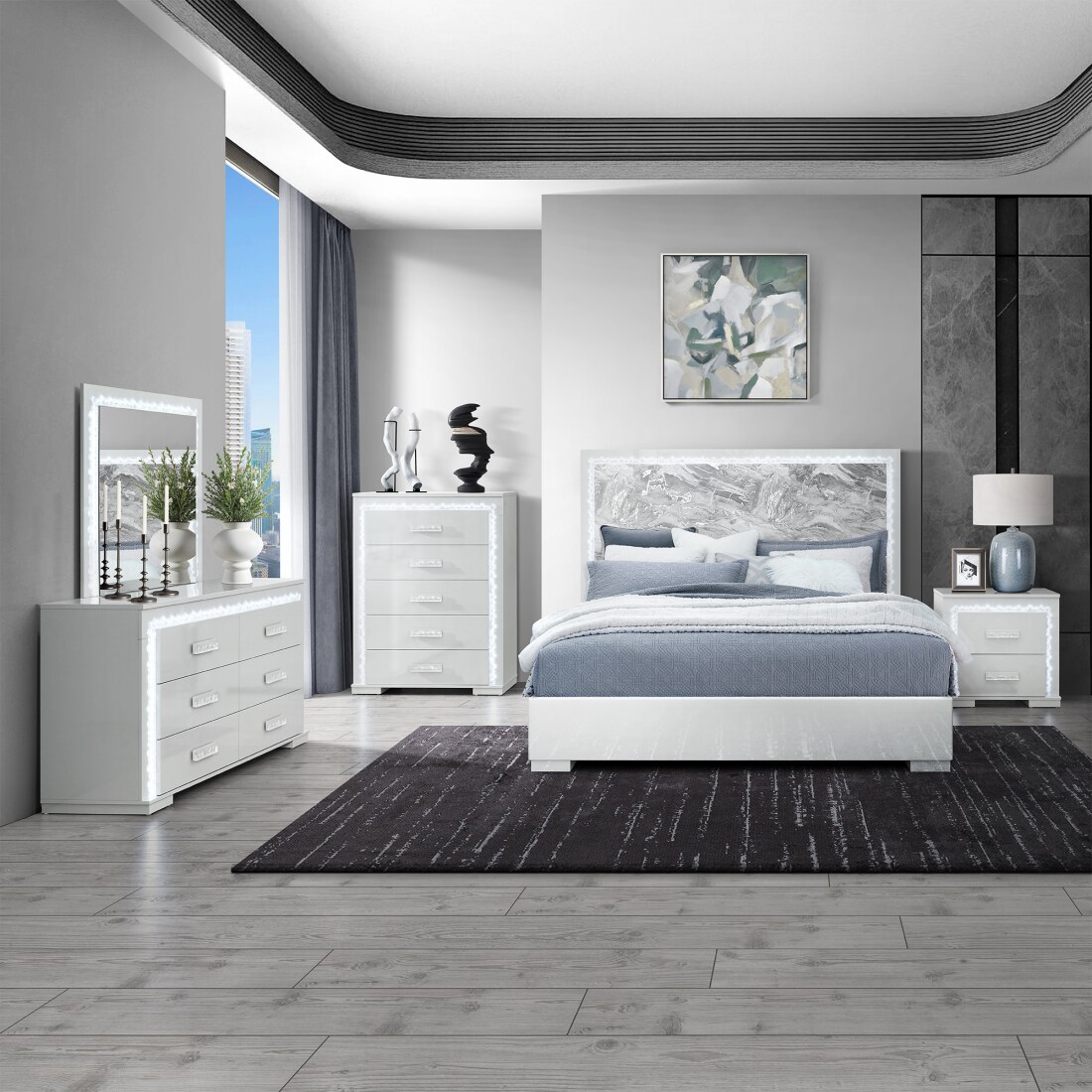 CHITA CTK-50 nightstands - View #5