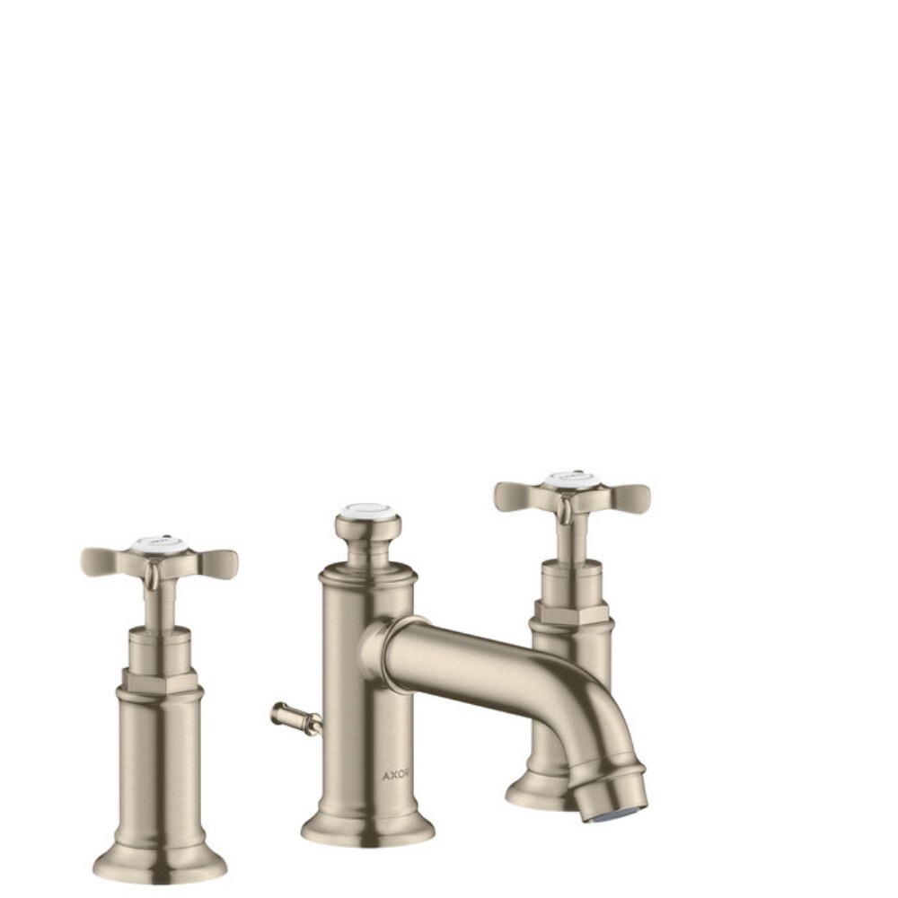 Hansgrohe 16536821 Montreux Brushed Nickel Widespread 1-handle WaterSense Low-arc Commercial/Residential Handle Bathroom Sink Faucet