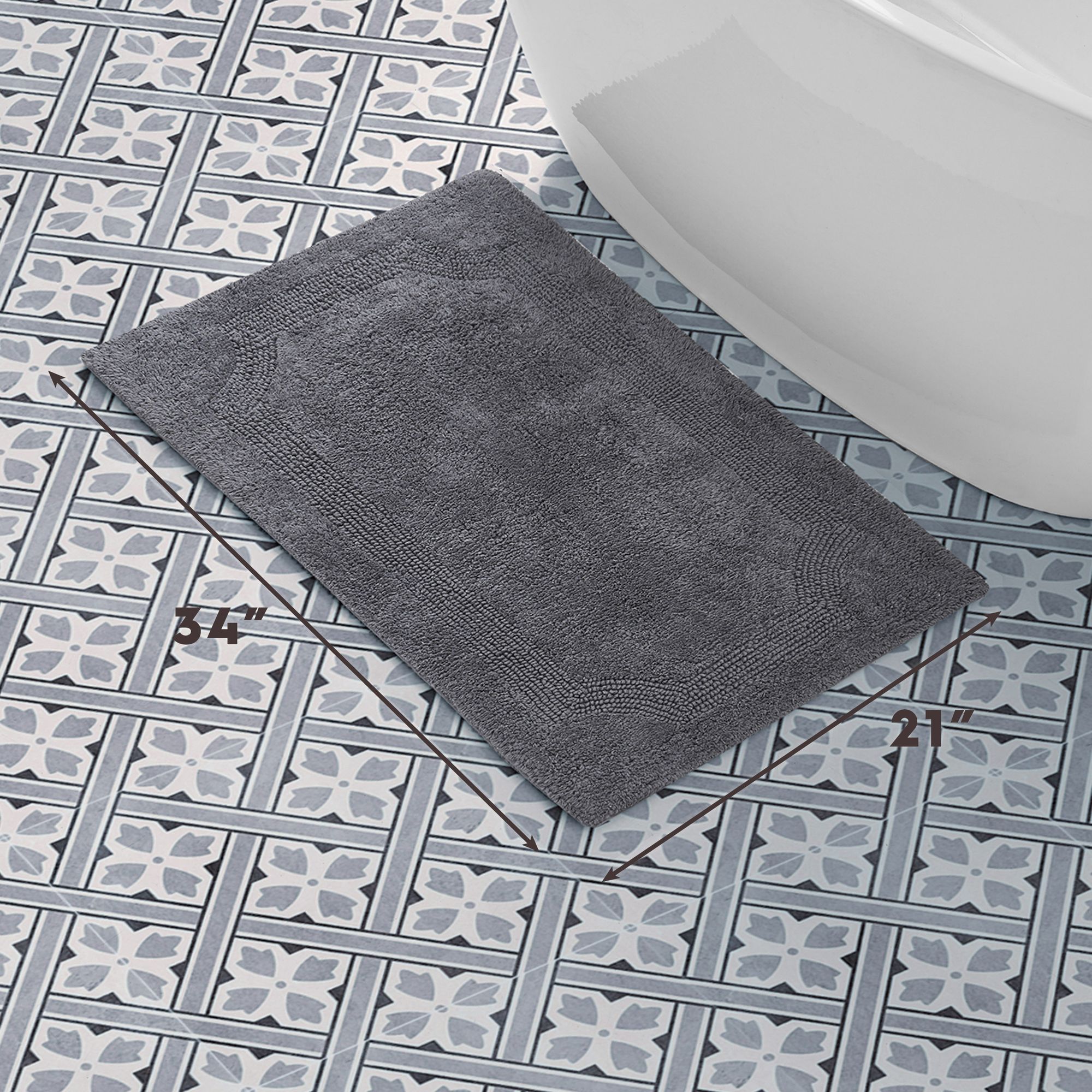 Laura Ashley 646760076482 Bath-Rugs - View #3