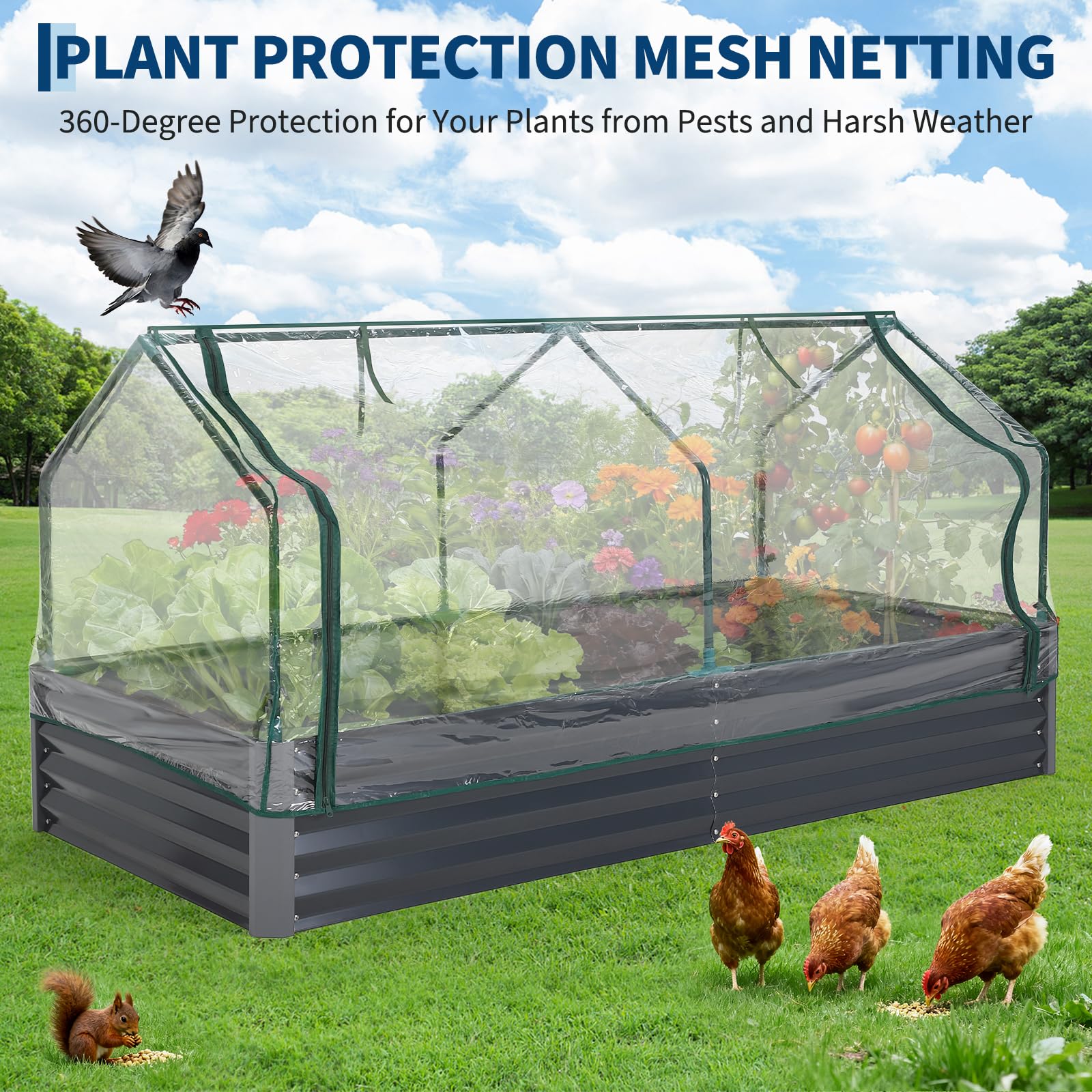 Garvee Z065ZLL9TVQ-DD Raised-Garden-Beds - View #7