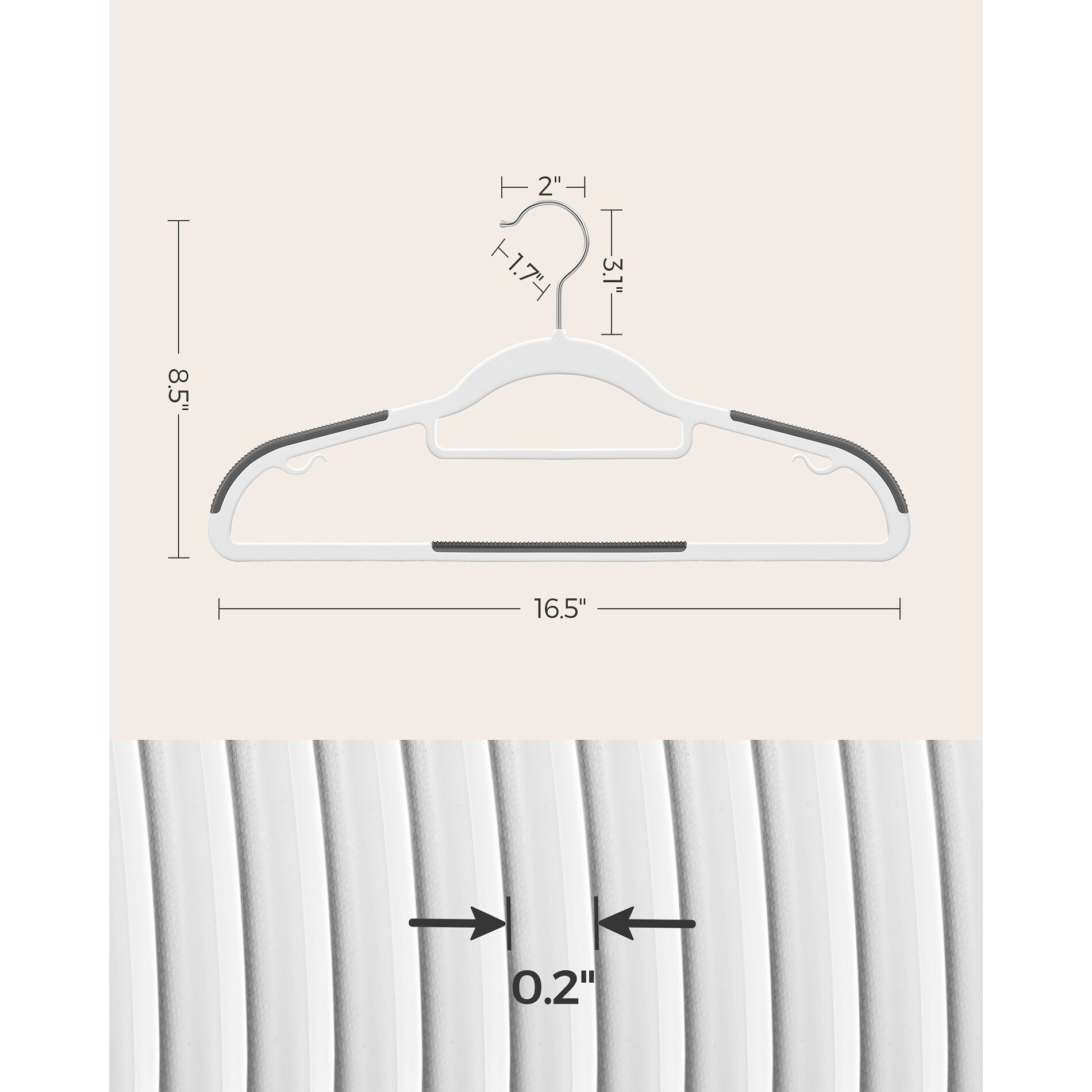 Slickblue D-SM-20W020PRCU Wood-Closet-Accessories - View #6