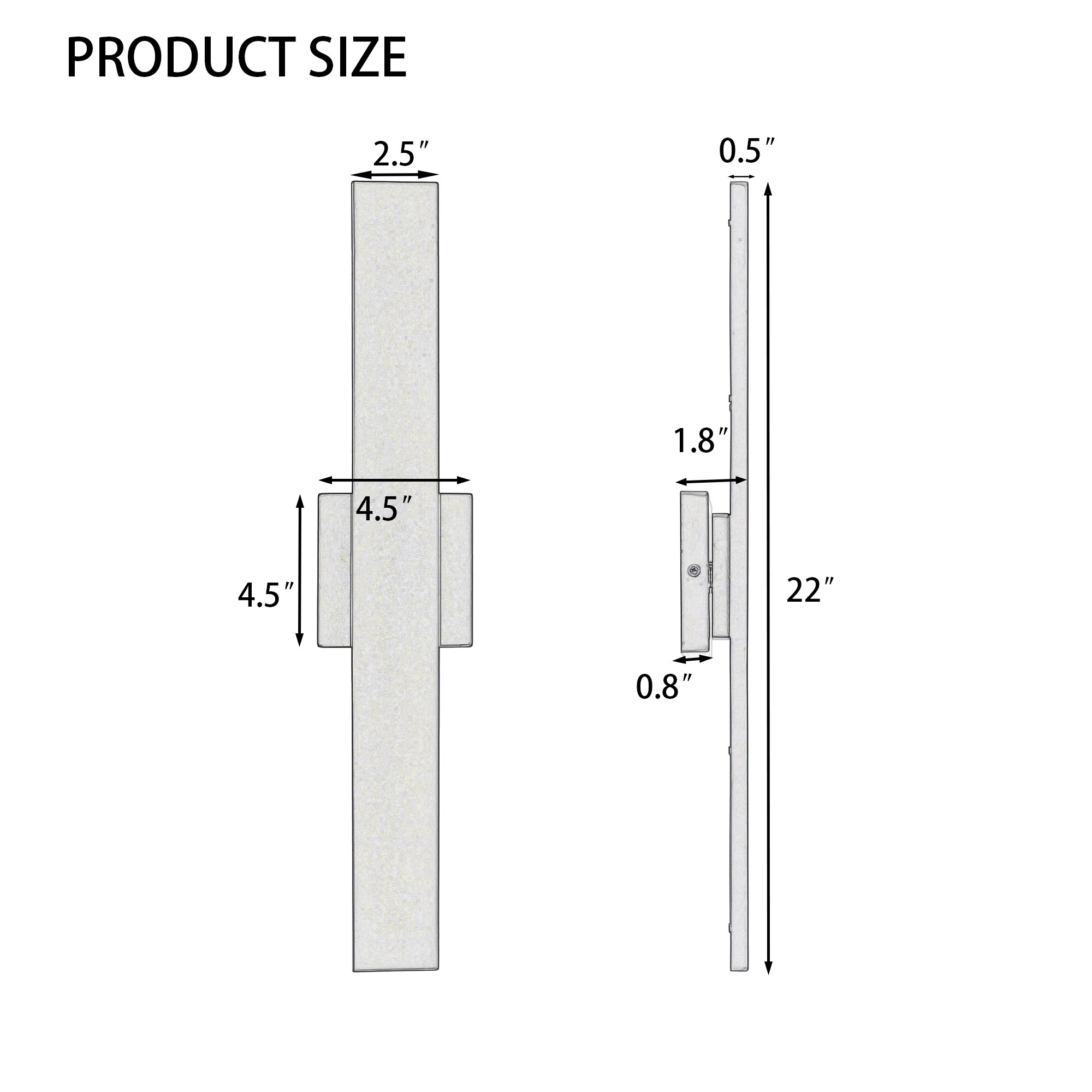 Dreamsidea LS-10006WH-M Outdoor-Wall-Lighting - View #3
