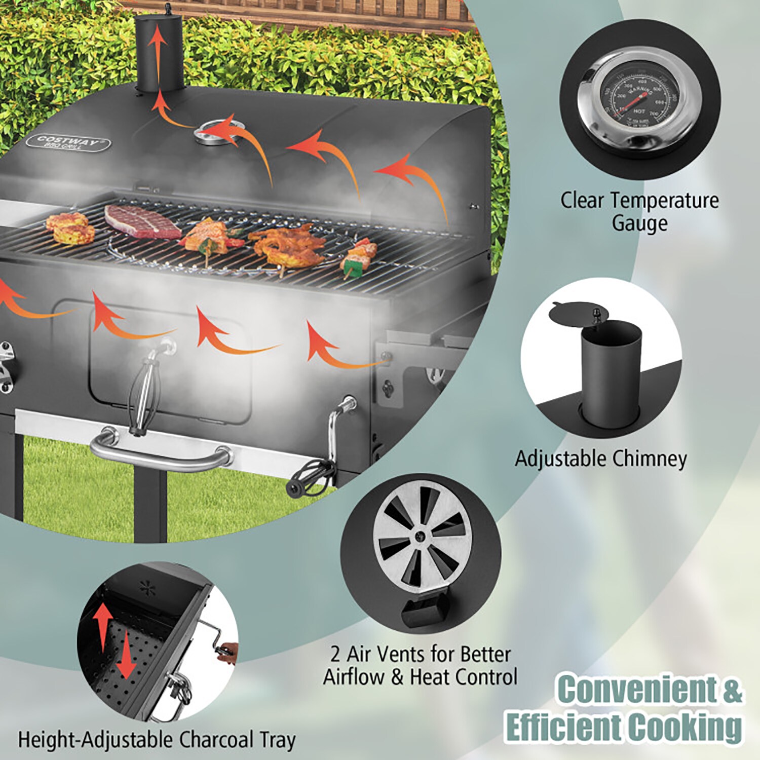 GZMR MO-NP11290 Charcoal-Grills - View #9
