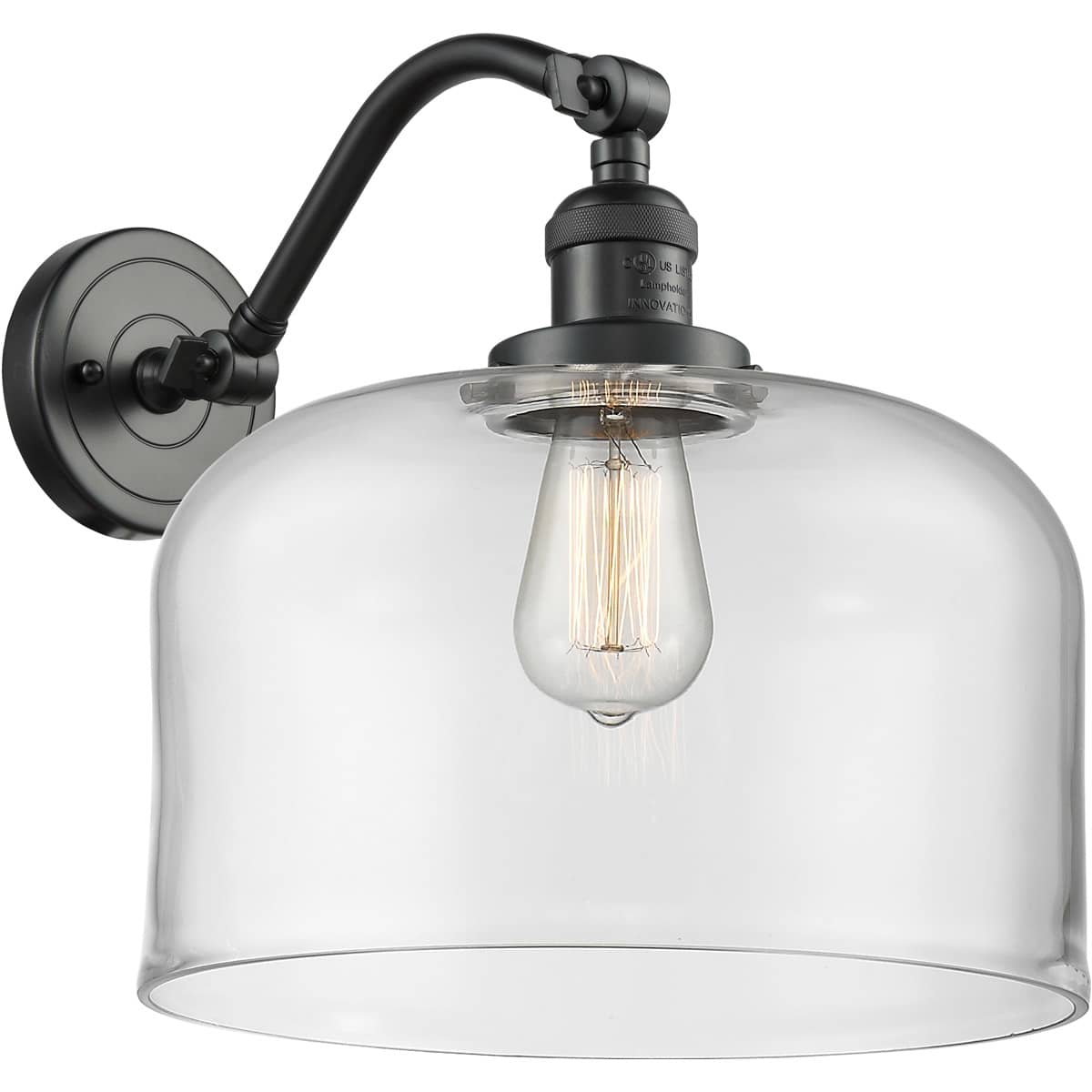 Innovations Lighting 1750186 515-1W-OB-G72-L-LED Franklin Restoration X-Large Bell