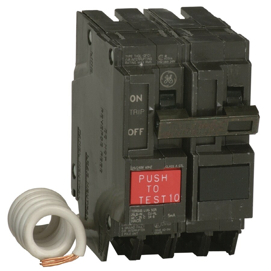 GE THQL2120GFP Q-Line THQL 20-Amp Ground Fault Circuit Breaker