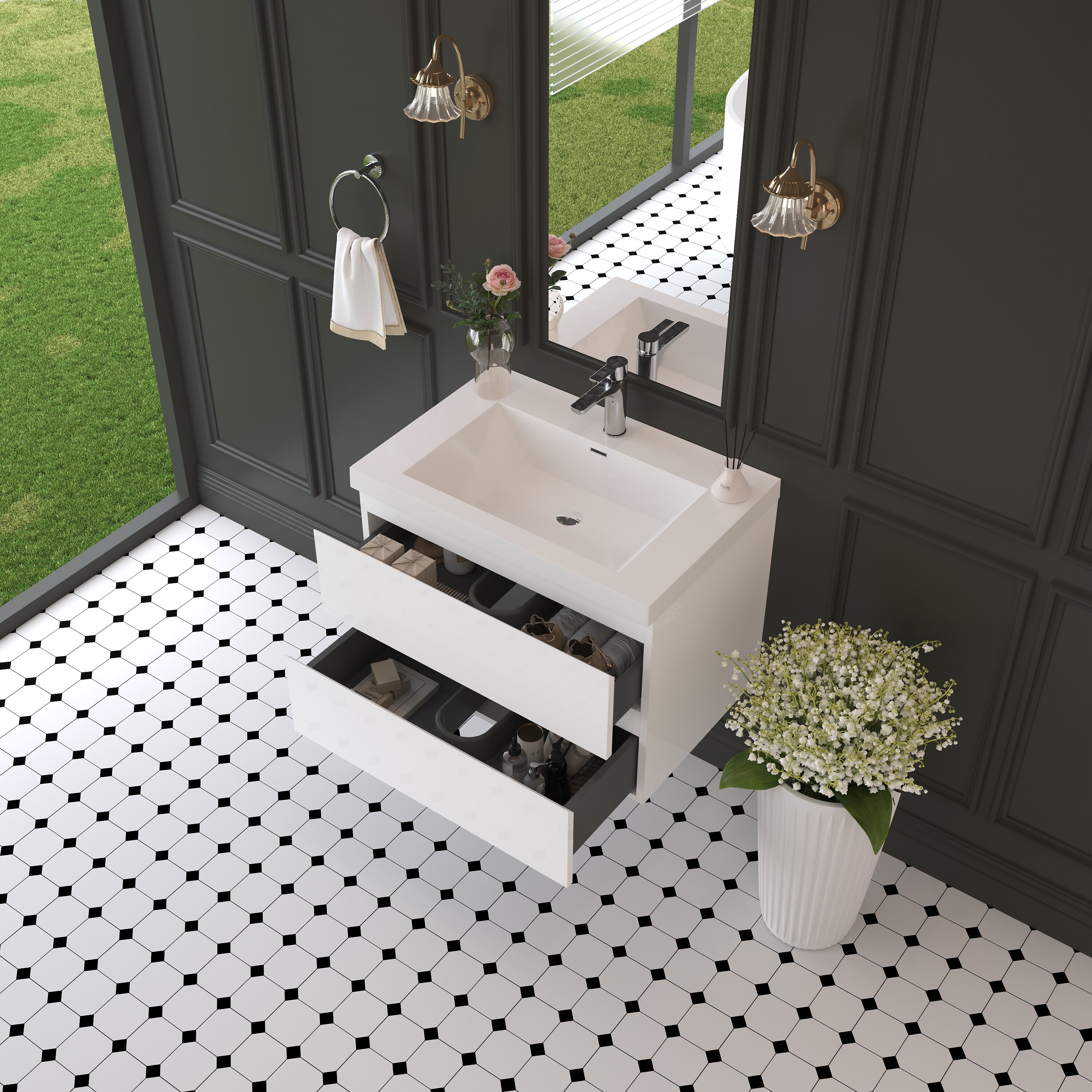 Iseryn YSG26843P15 Bath-Vanity-Combo - View #9