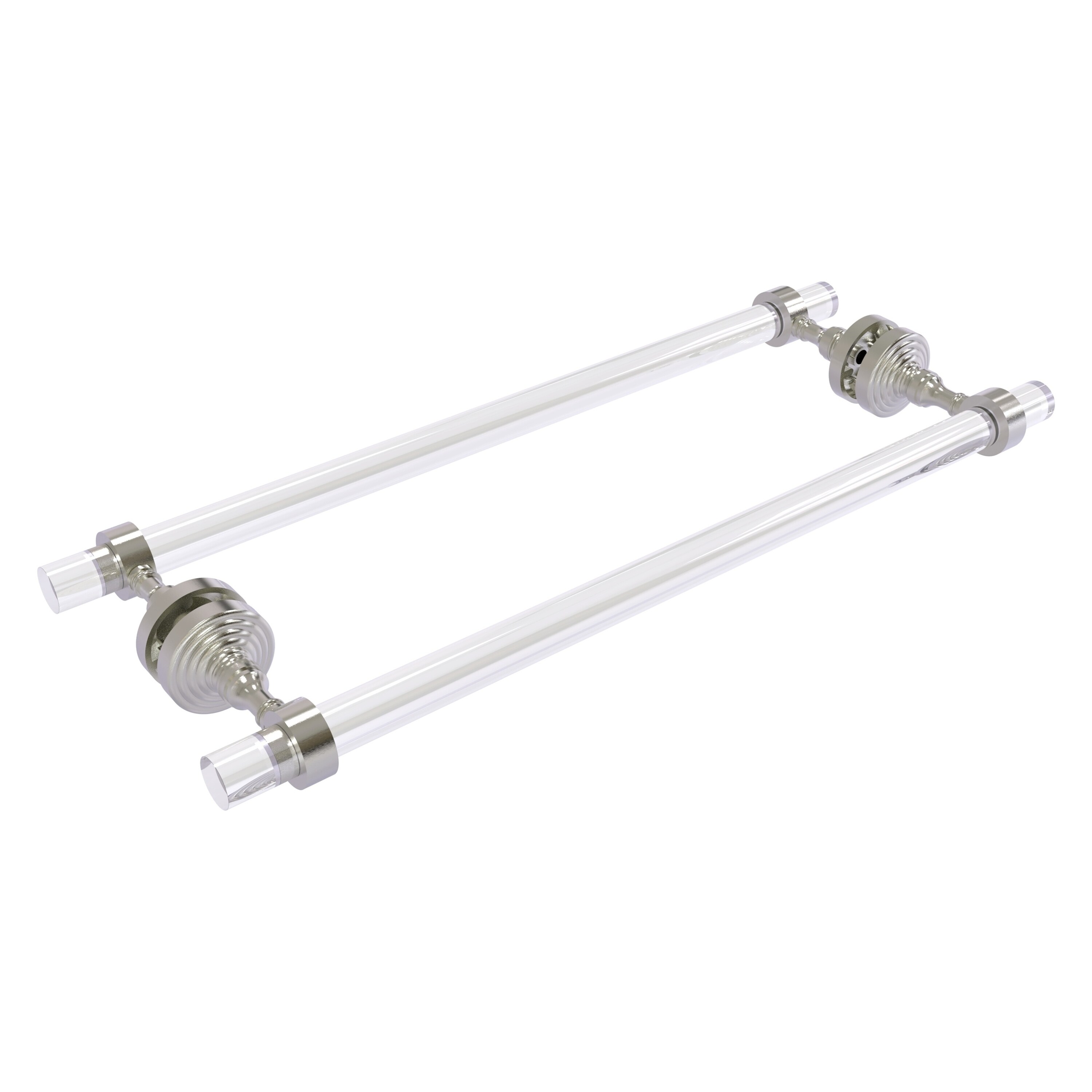 Allied Brass PG-41-BB-18-SN Pacific Grove 18-in double Satin Nickel Wall mount Double Towel Bar