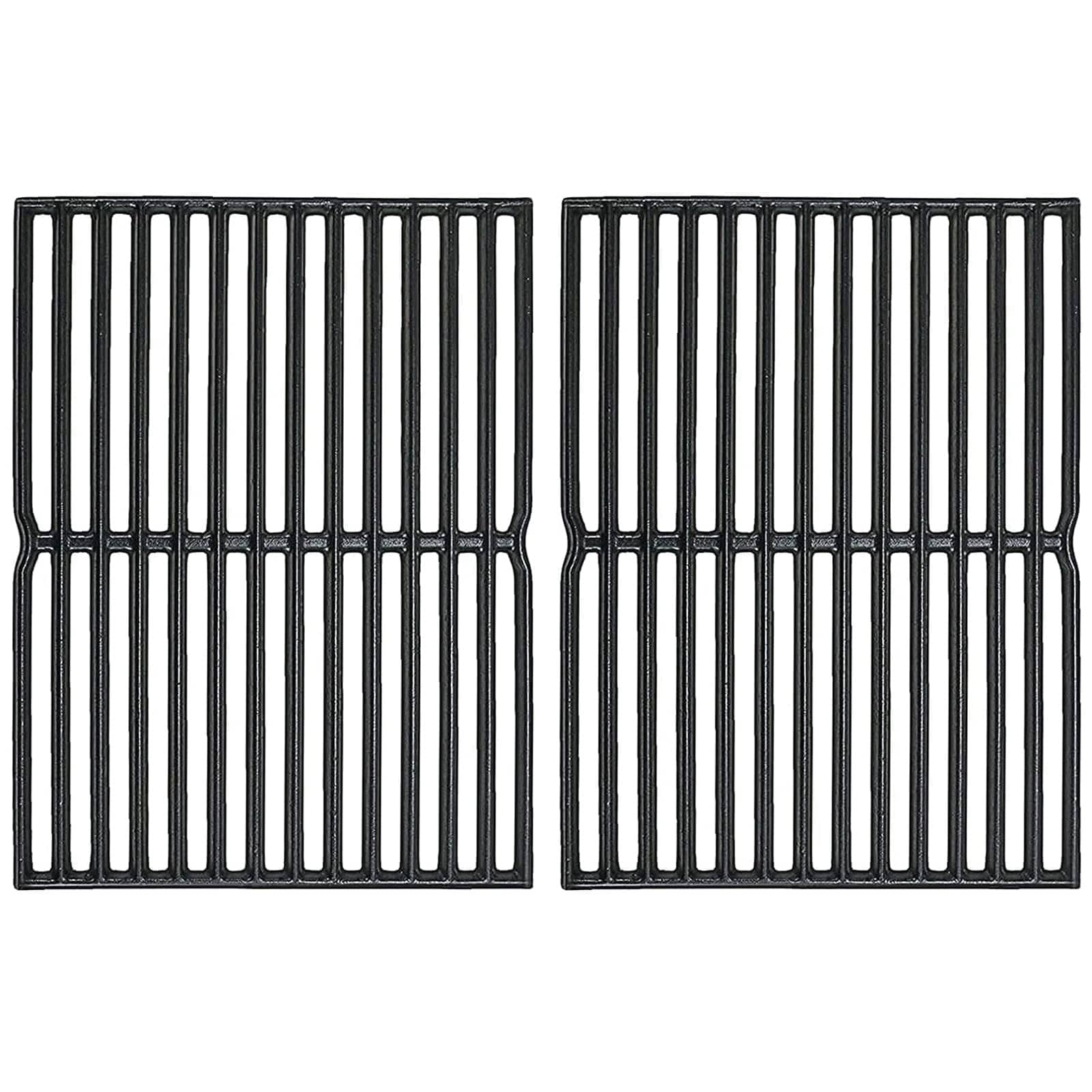 JVFCXXV -  Cast Iron Cooking Grates 2 Piece Set Fits Spirit 200 Series Side Control Genesis Silve...