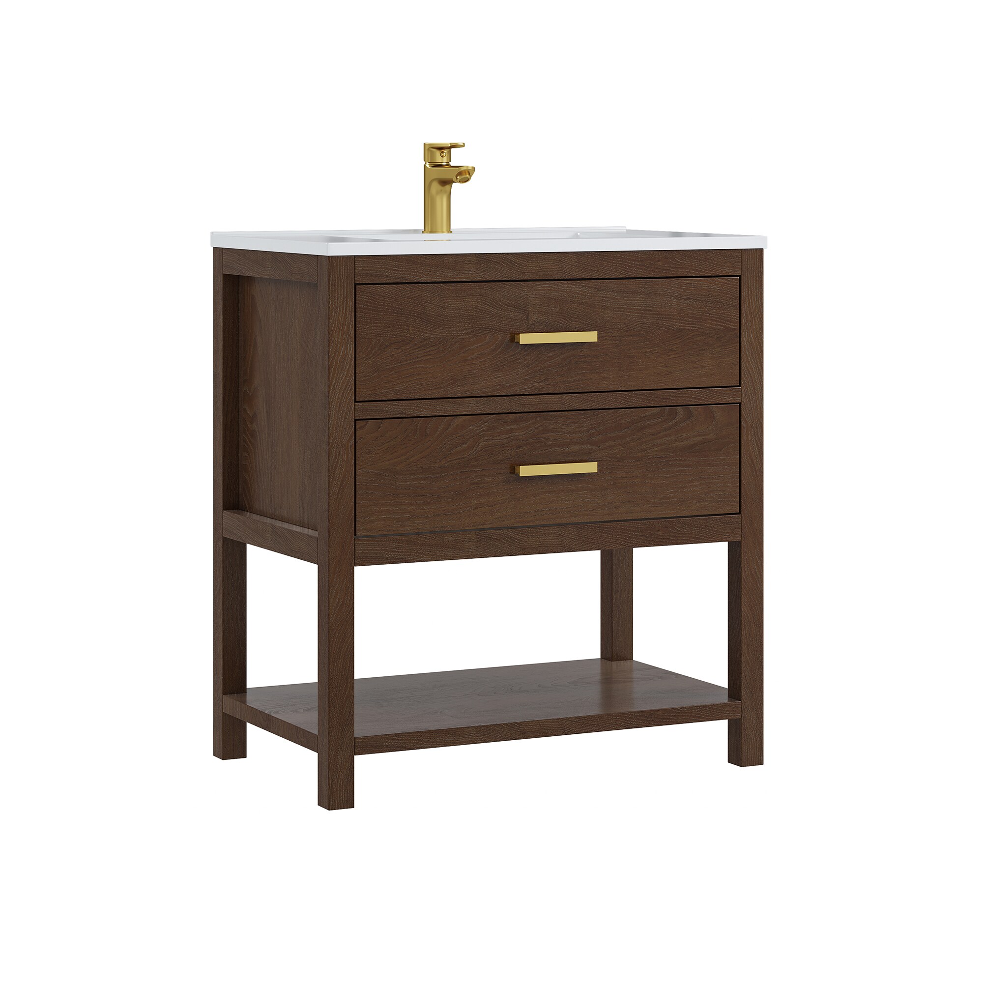 DELUXE LIVING V24030KD-30WT Bath-Vanity-Combo - View #3