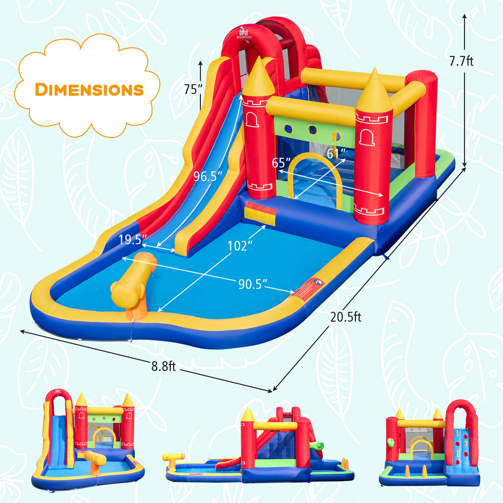 Costway CSHY006925 Bounce-Houses - View #3