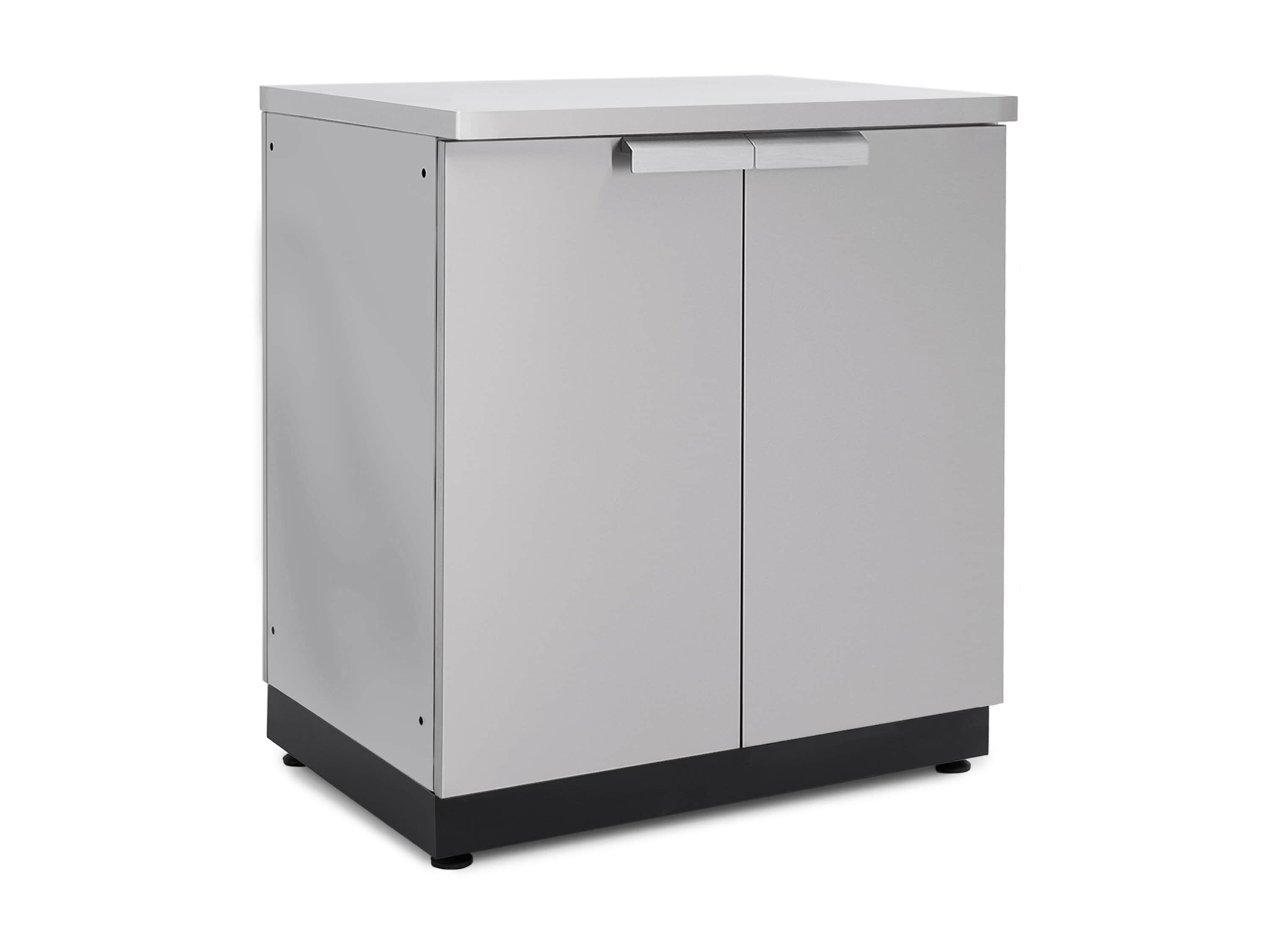NewAge Products Classic Stainless Steel 2 Door 32 in W x 23 in D x 36.5 in H Outdoor Kitchen Cabinet 70001 at Lowes