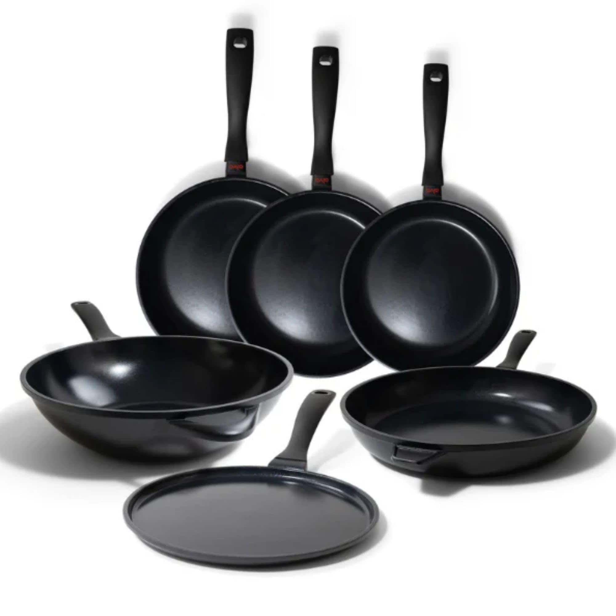alva Energy 6-Piece Non Stick Ceramic Frying Pan All Stovetop Safe #ENERGY-6PC-SET