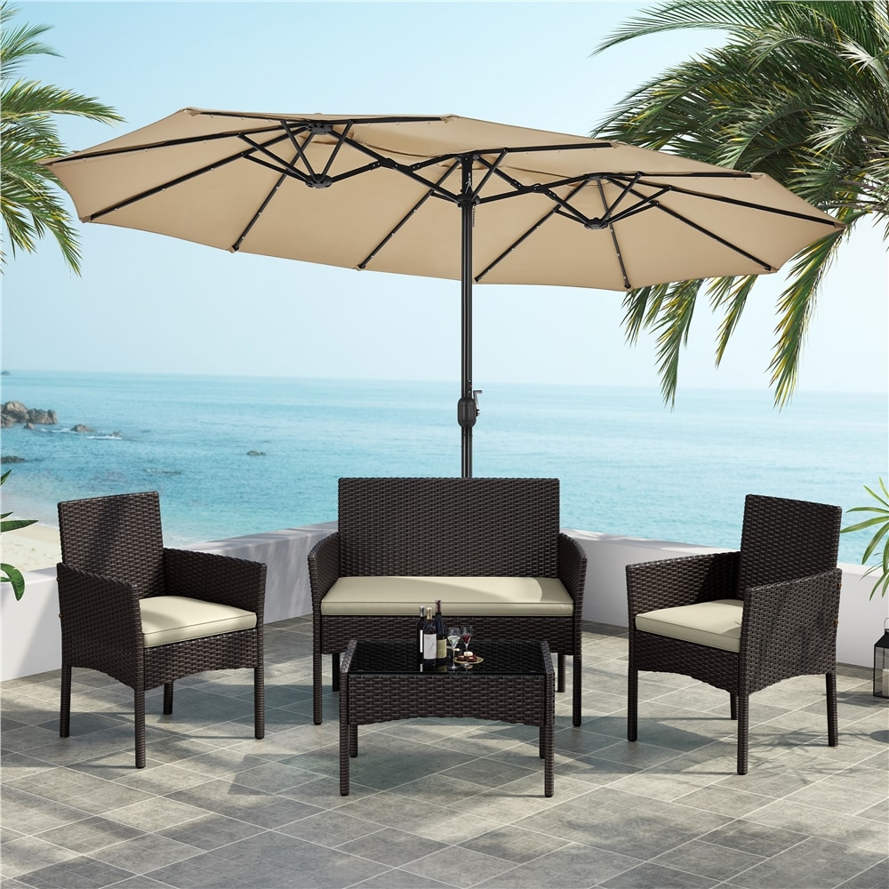 Yaheetech LS5HFL0001 Patio-Dining-Sets - View #2