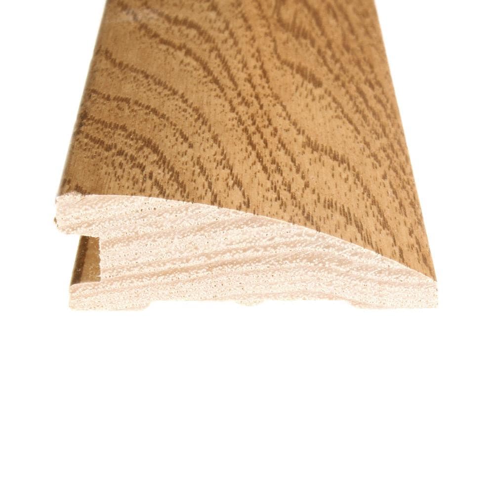 Flexco Honey Grain 0.75-in T x 2.25-in W x 78-in L Solid Wood Reducer