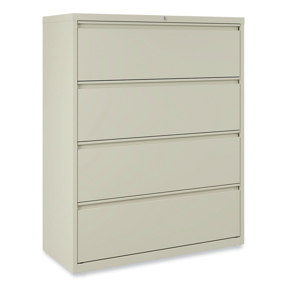 Alera 25508 25508 4-Drawer Lateral File Cabinet for Legal and Letter Size Documents - Putty Finish