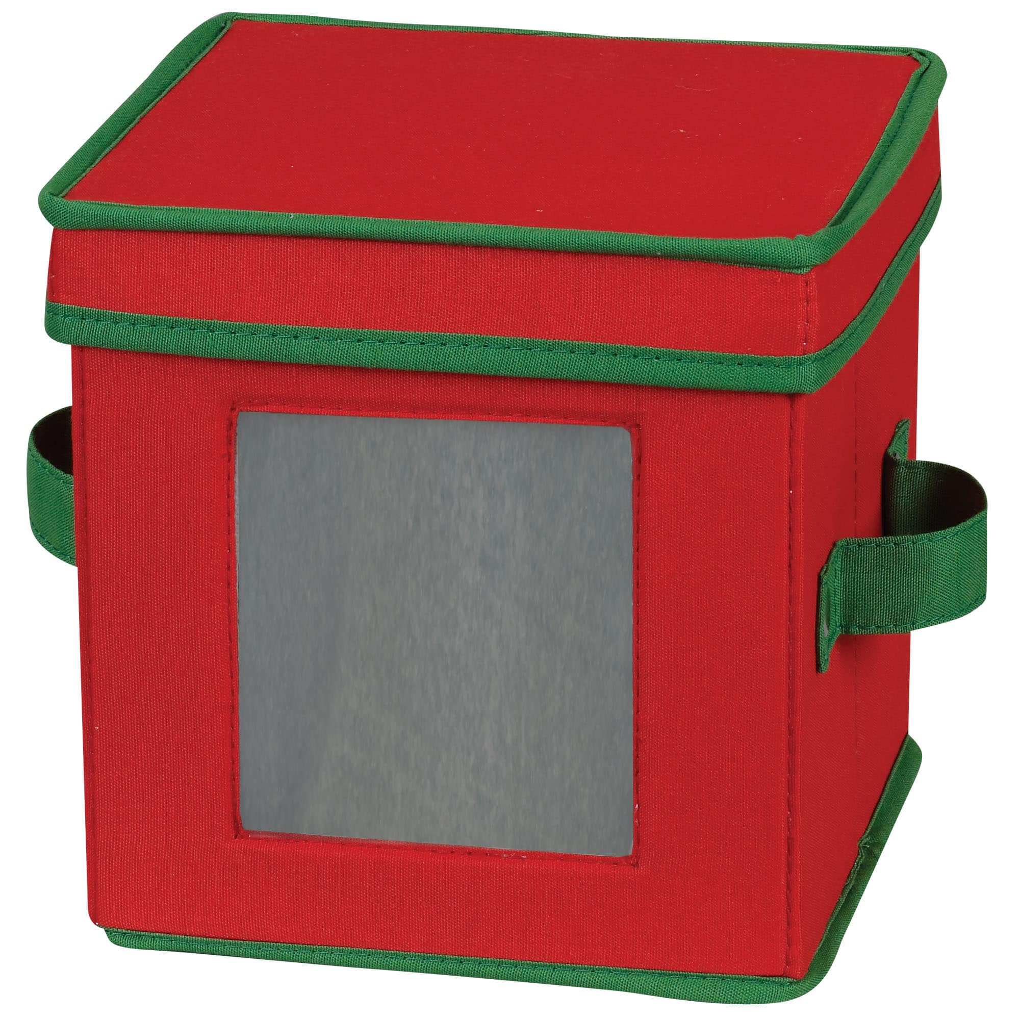 Household Essentials 7.5-in W x 8-in H x 8-in D Red with Green Trim