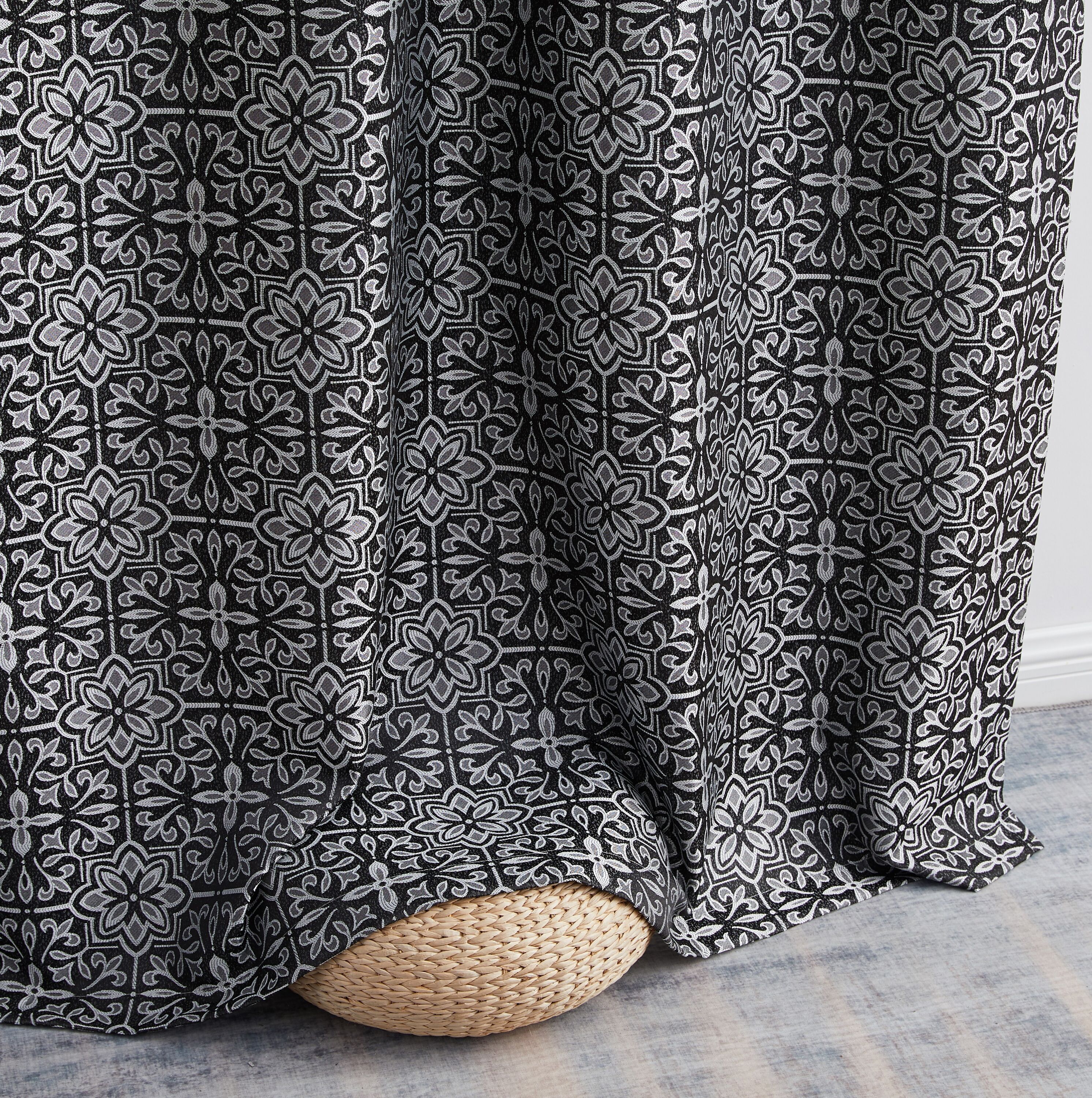 HLC.me MIA-BLKT-BLK84 curtains - View #5